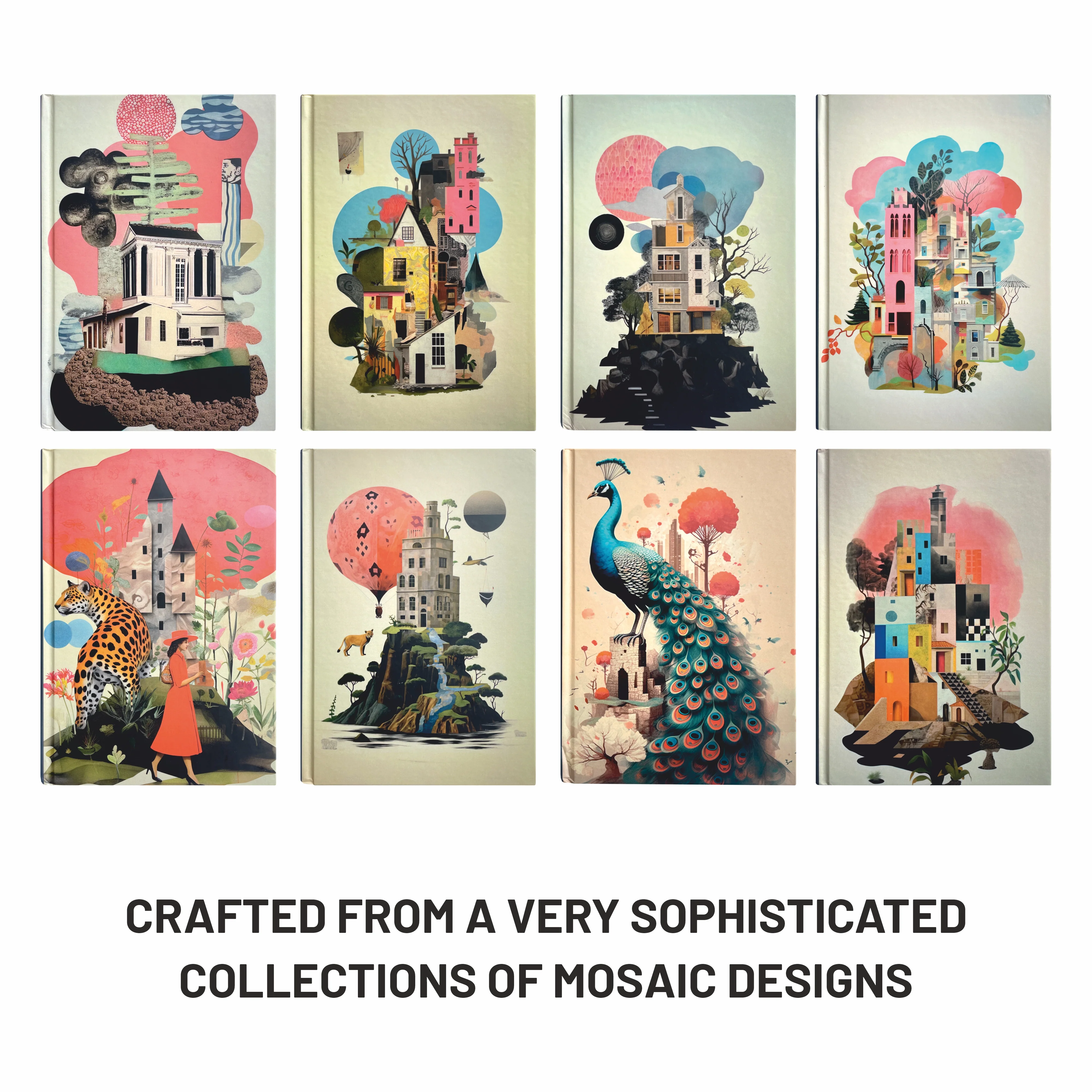Anupam Mozek Journal-Modern Mosaic Design Soft Cover, Hard-Bound Notebook with 192 Pages (Pack) - Image 14