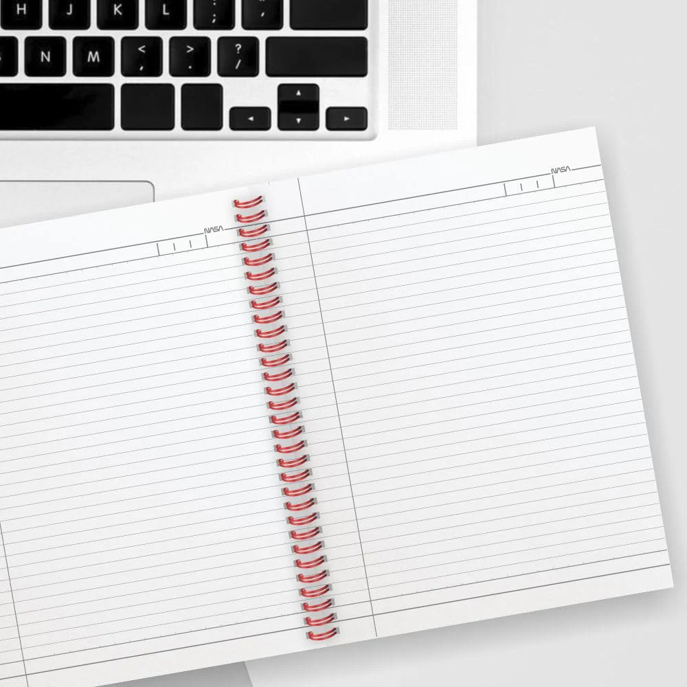 Anupam NASA 1 Subject Notebook A4, 70 GSM, 70 Sheets (140 Pages) College Ruled/Plain Spiral Subject Notebook for Work, School Supplies, Home & Office, Writing Journal - Image 5