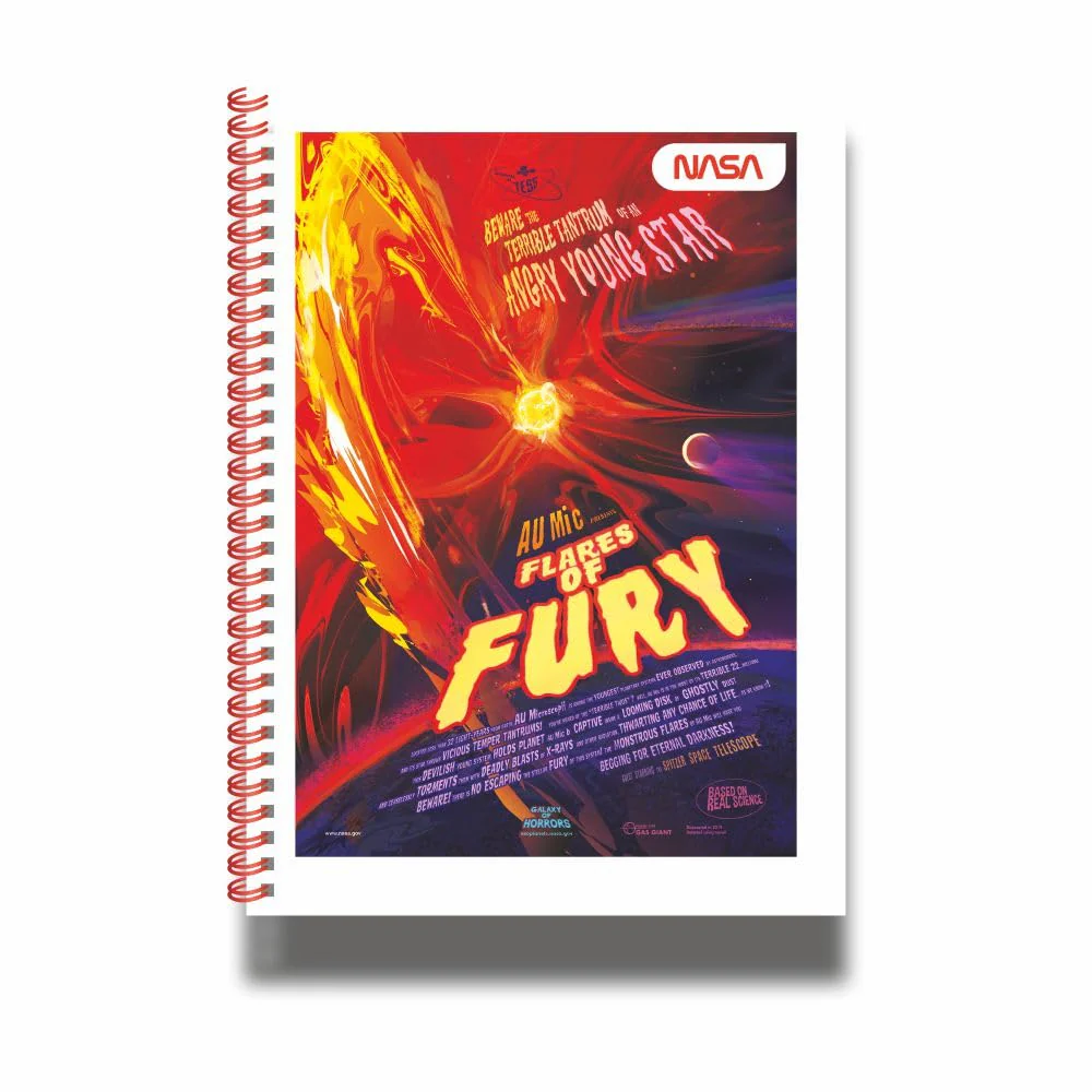 Anupam NASA 1 Subject Notebook A4, 70 GSM, 70 Sheets (140 Pages) College Ruled/Plain Spiral Subject Notebook for Work, School Supplies, Home & Office, Writing Journal - Image 7