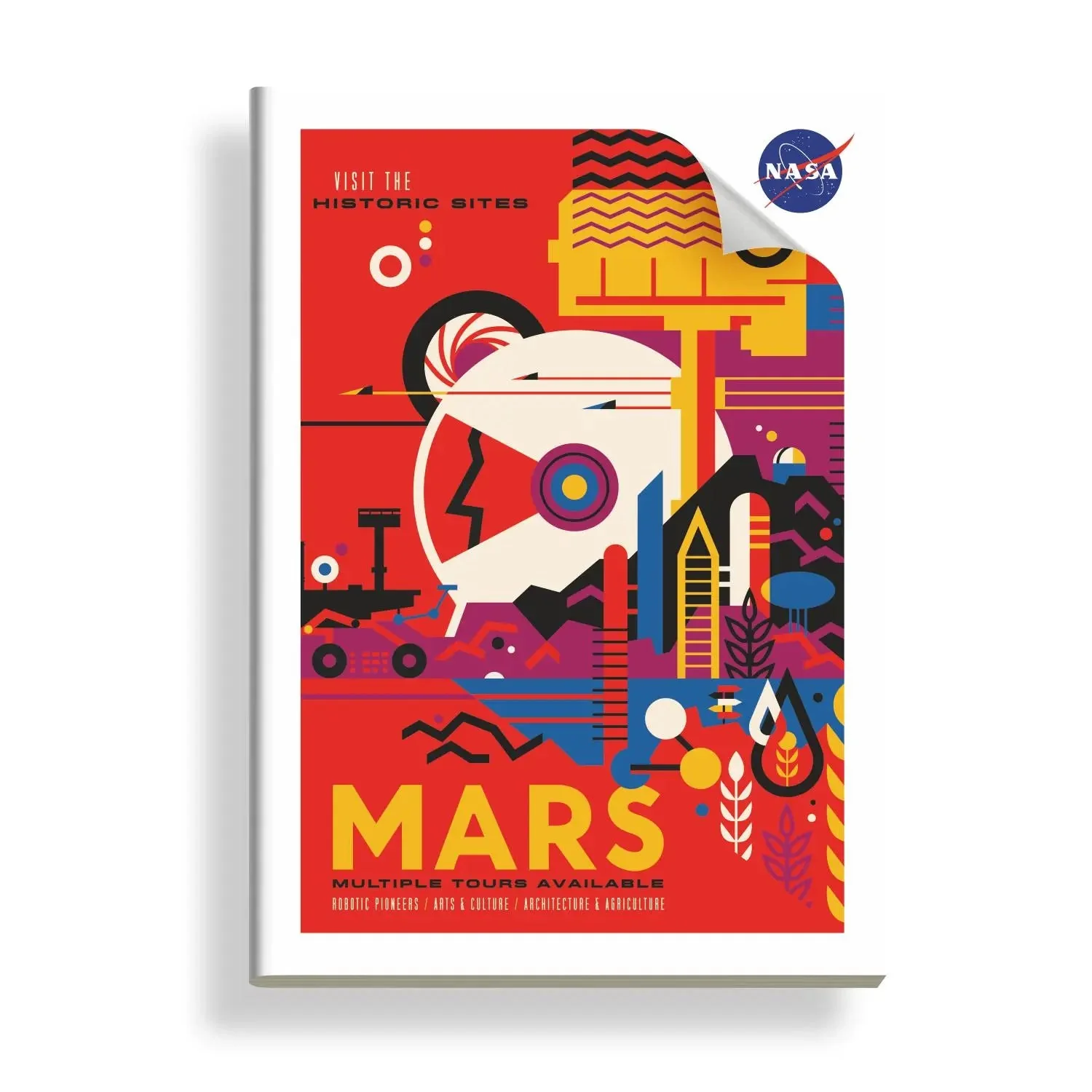 Anupam NASA Single Line Notebooks Soft Brown Cover 60Gsm A4 Size ( Pack ) - Image 3