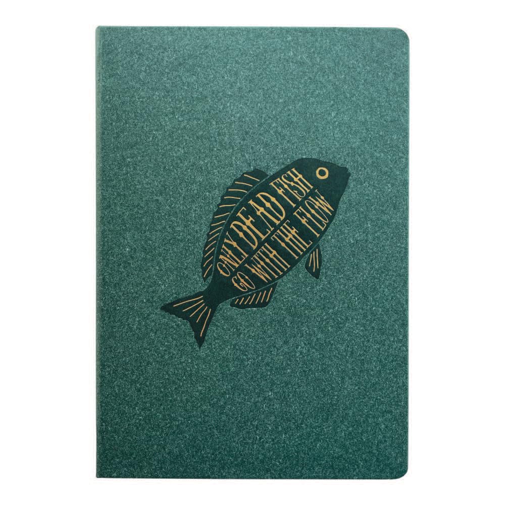 Anupam Natal A5 Ruled Journal Notebook 192 Pages 80Gsm Lined Notebook 100% Recycled Paper Cover with Gold Foiling Designer Titles Journal for Notes Taking & Writing in School and Office - Image 3