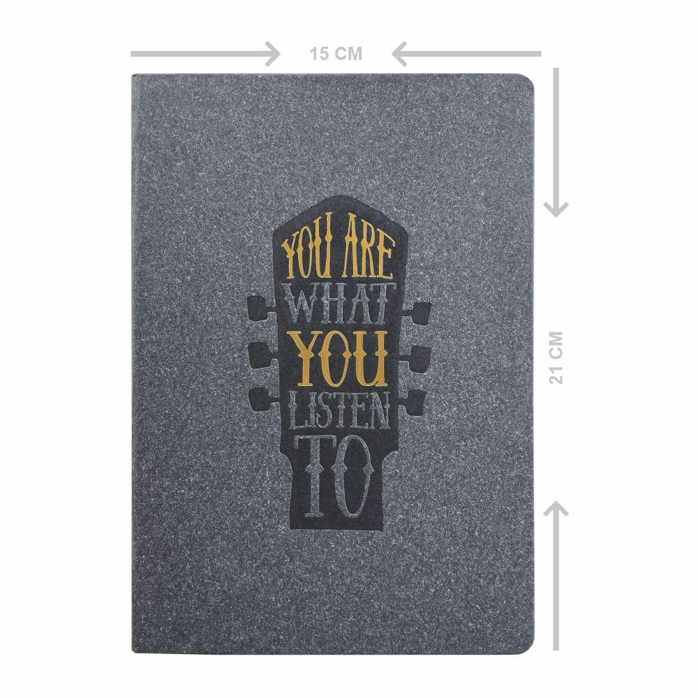 Anupam Natal A5 Ruled Journal Notebook 192 Pages 80Gsm Lined Notebook 100% Recycled Paper Cover with Gold Foiling Designer Titles Journal for Notes Taking & Writing in School and Office - Image 5