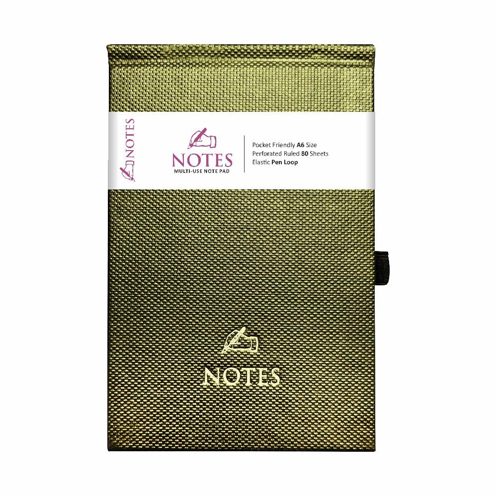 Anupam Note Pad-A6- Hardbound-Pocket Friendly Notebook with Bookmark and Elastic Pen Loop -160 Pages - 80gsm Natural Shade Paper - Image 10