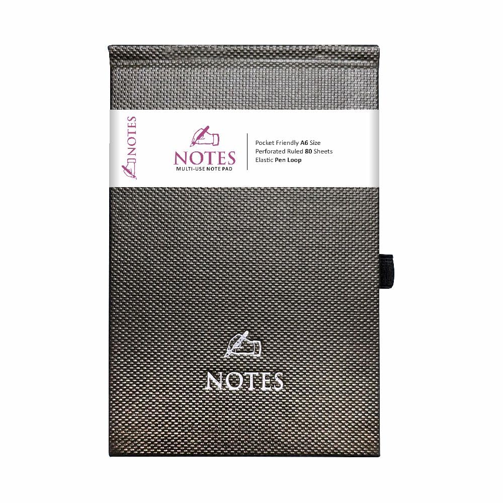 Anupam Note Pad-A6- Hardbound-Pocket Friendly Notebook with Bookmark and Elastic Pen Loop -160 Pages - 80gsm Natural Shade Paper - Image 11