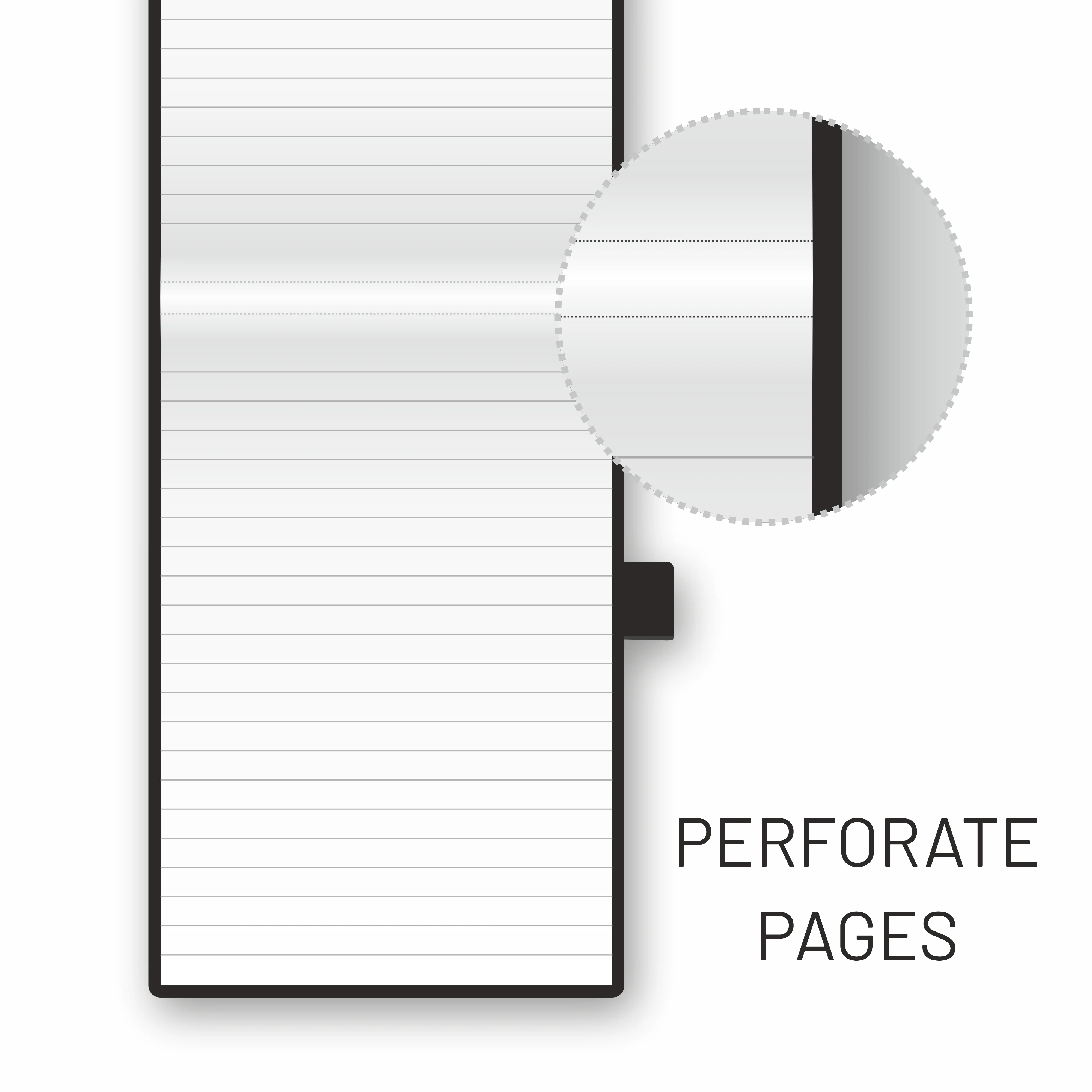 Anupam Note Pad-A6- Hardbound-Pocket Friendly Notebook with Bookmark and Elastic Pen Loop -160 Pages - 80gsm Natural Shade Paper - Image 3
