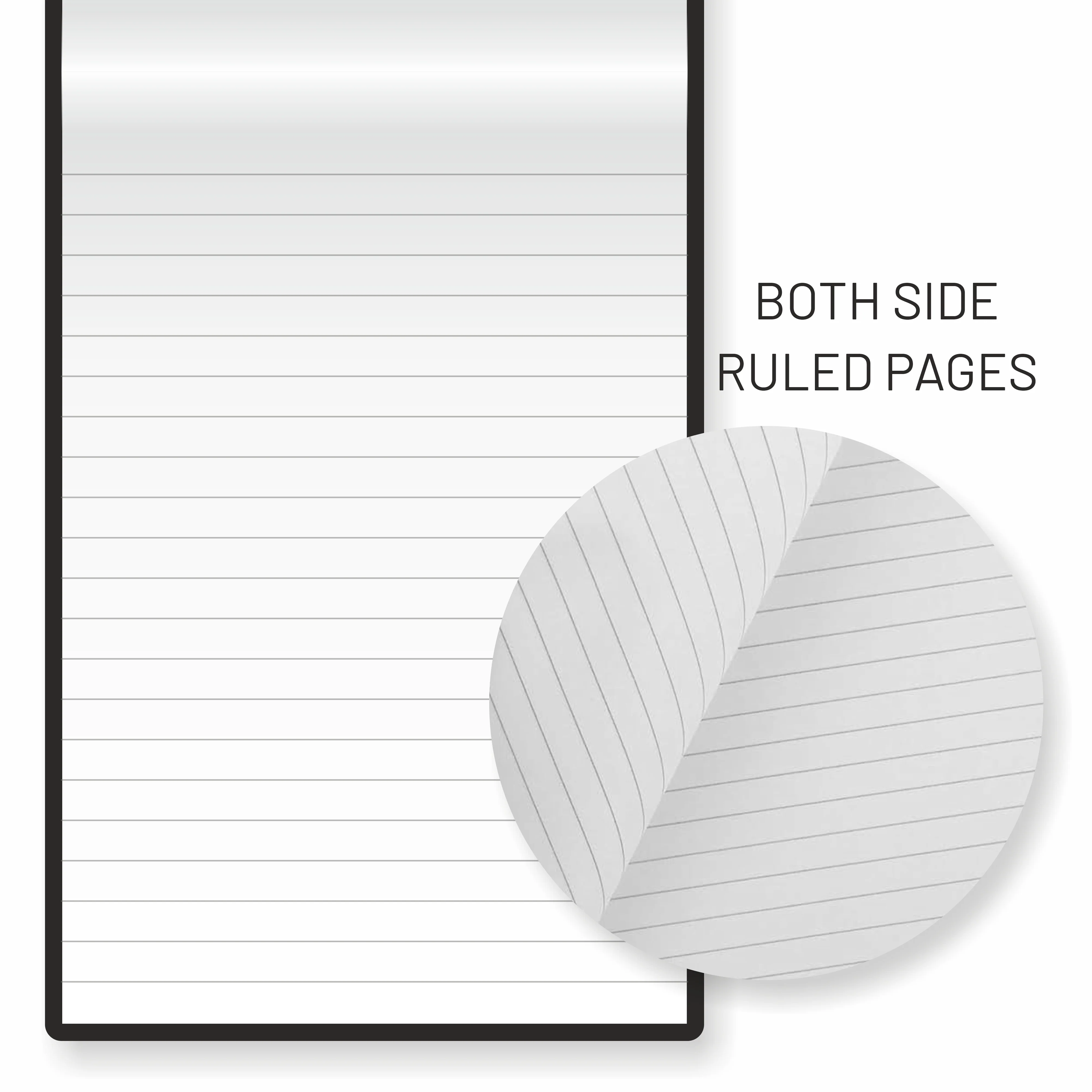 Anupam Note Pad-A6- Hardbound-Pocket Friendly Notebook with Bookmark and Elastic Pen Loop -160 Pages - 80gsm Natural Shade Paper - Image 5