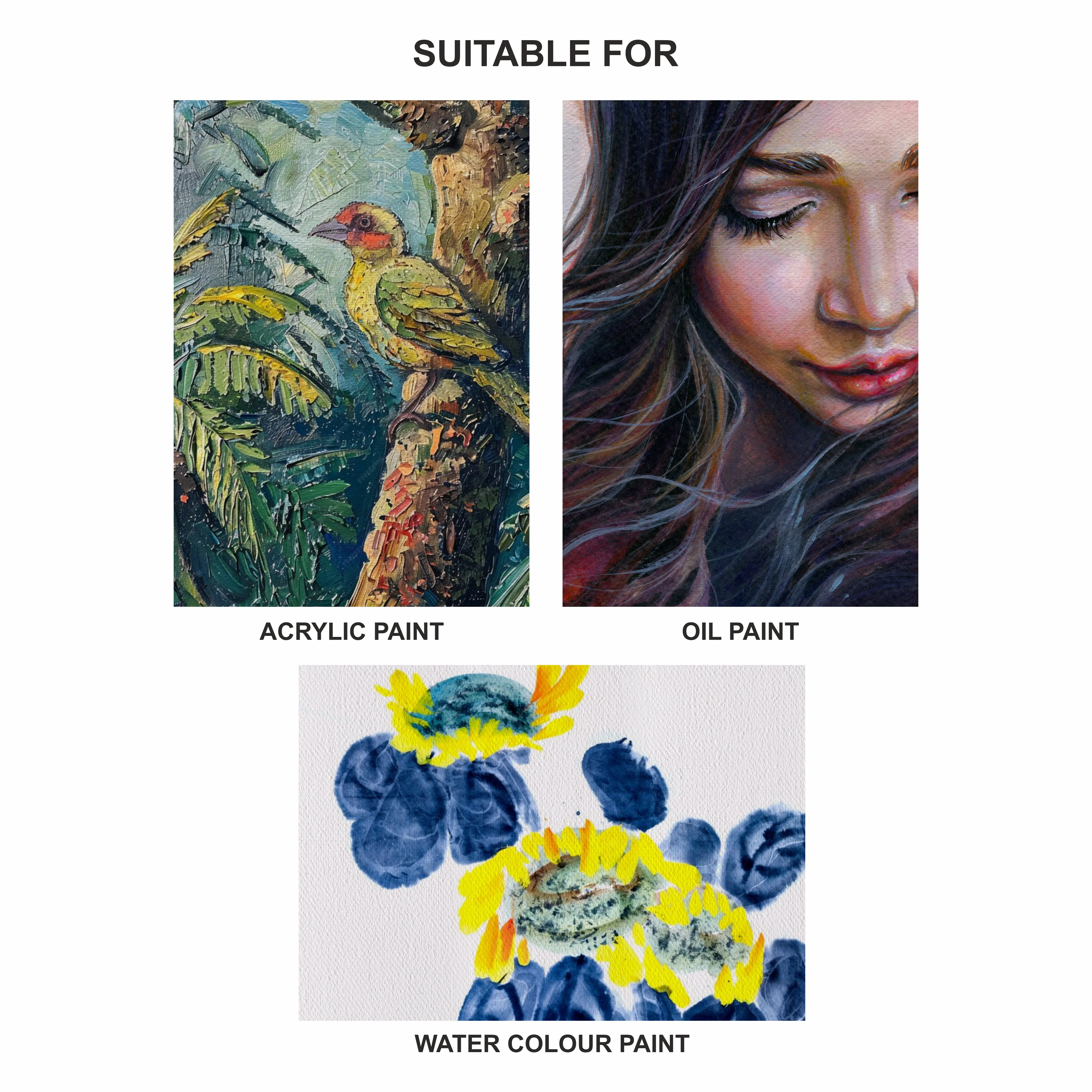 Anupam Oil Painting Paper-Canvas Textured Embossed Oil Paper-Acid Free-350 GSM - Image 6