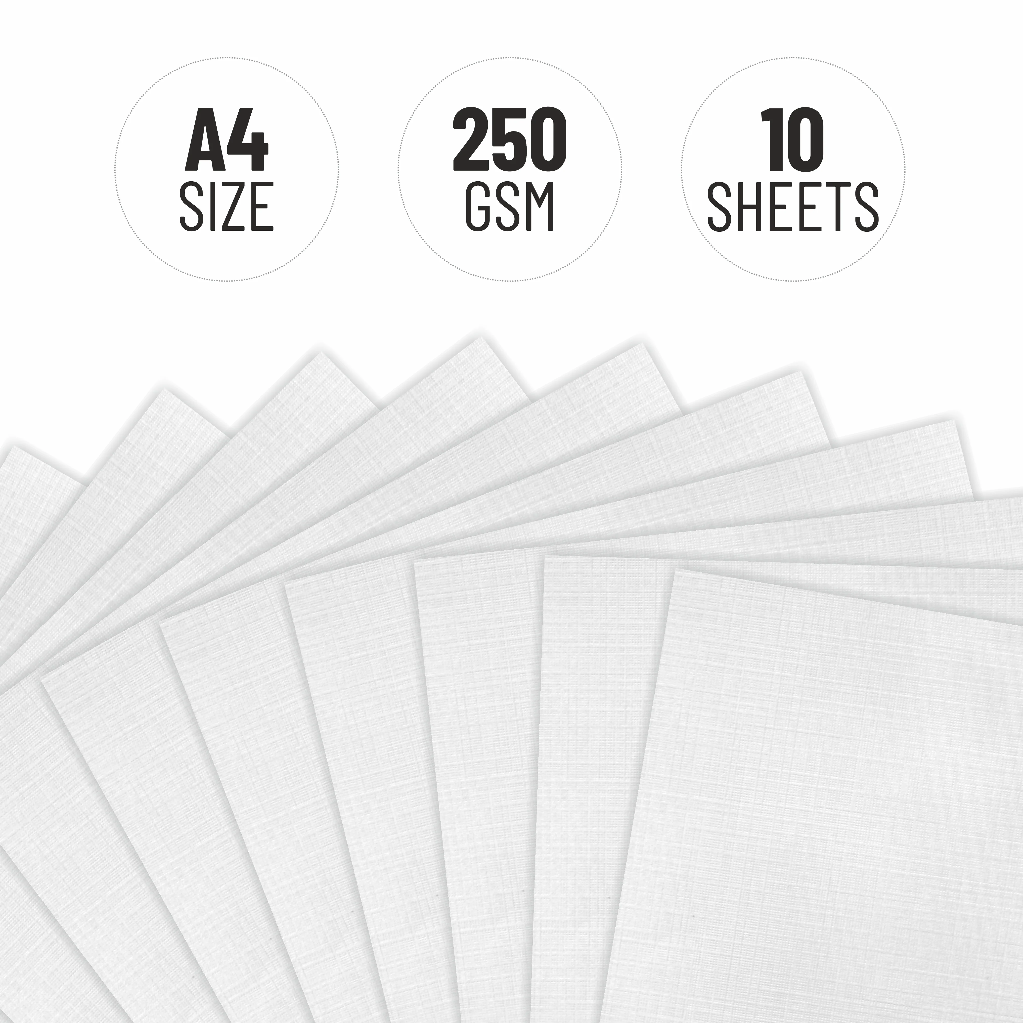 Anupam Oil Paper-Acid Free-Linen Emboss Paper-Loose Sheet - 250GSM - Image 11