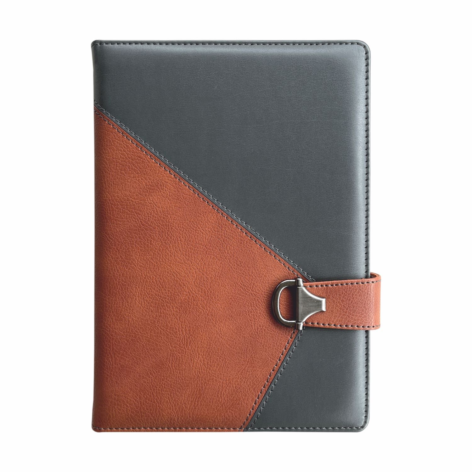 Anupam Ornate A5 Notebooks 192 Pages Smooth Leather Dual Tone PU Softcover Notebook with Smart Magnetic Closure 80gsm Paper -