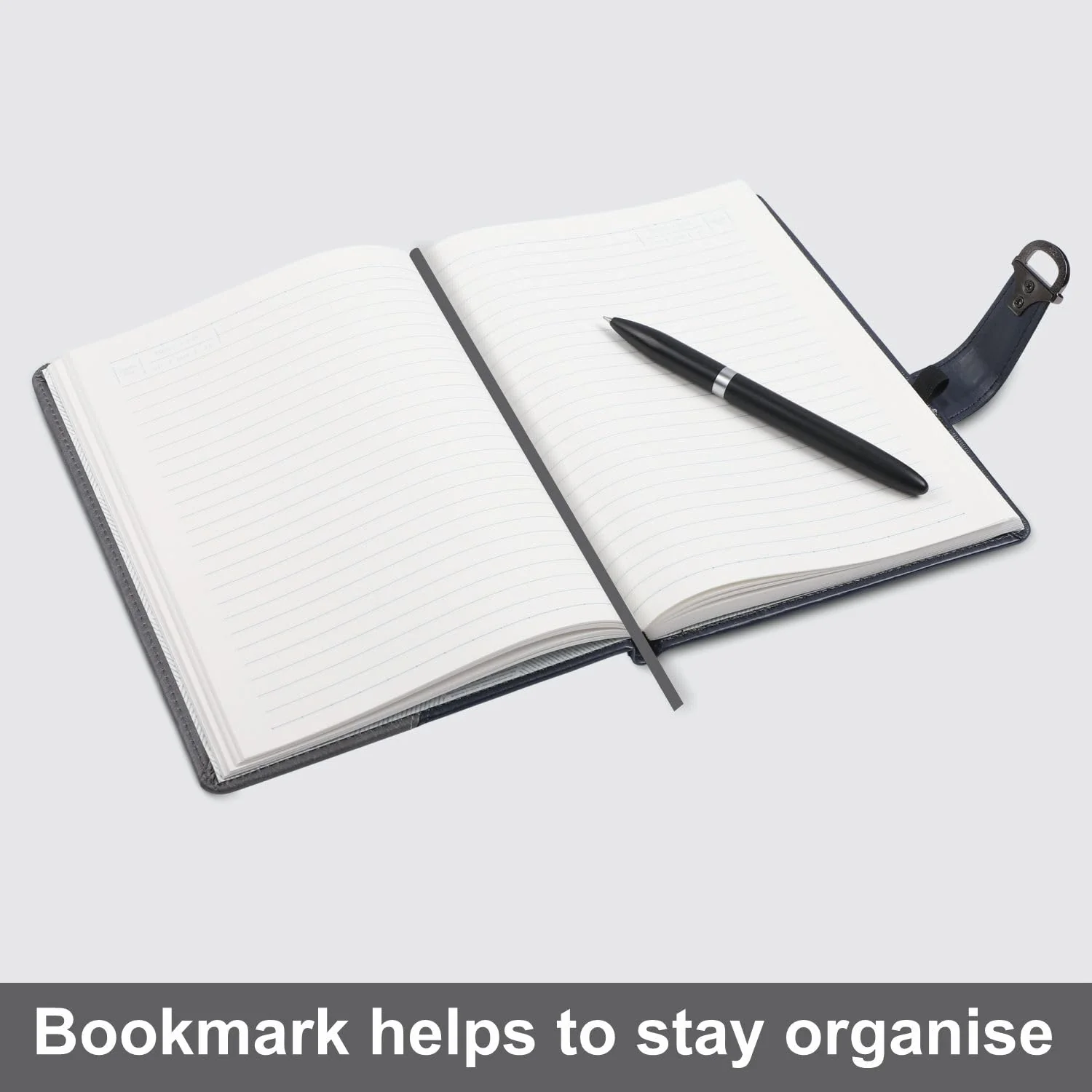 Anupam Ornate A5 Notebooks 192 Pages Smooth Leather Dual Tone PU Softcover Notebook with Smart Magnetic Closure 80gsm Paper - - Image 6