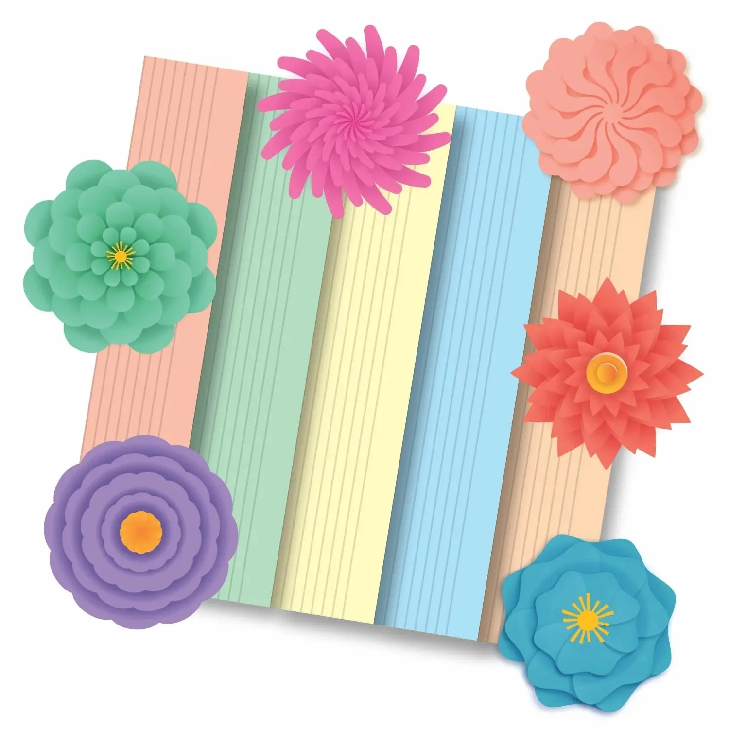 Anupam Colour Paper Pastel Shades 5 colour - 160 GSM Pack - Image 7