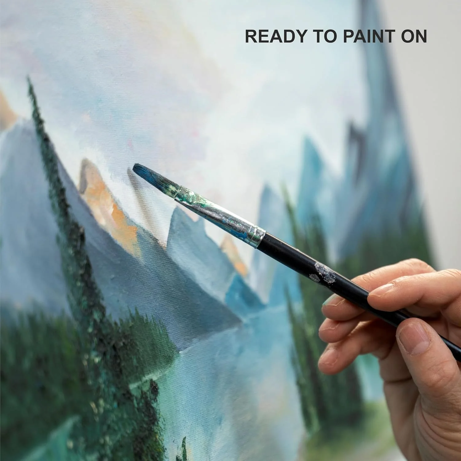 Anupam Primed Canvas Board for Painting, Canvas Boards Painting Canvas Panels for Oil, Acrylic Paint Gouache and Tempera for Beginners & Artists - Image 5