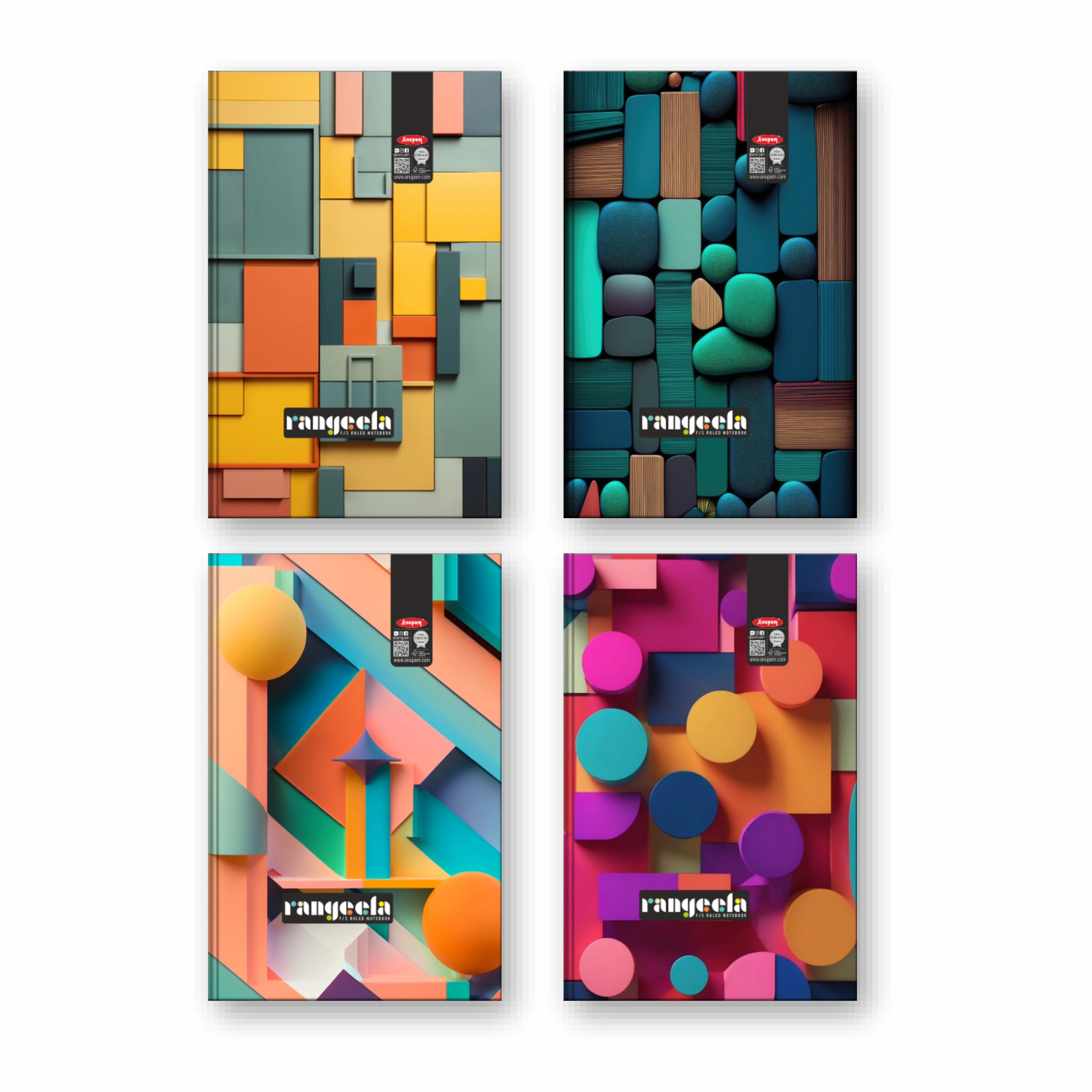 Anupam Rangeela Notebook-Hard cover Long Book-Single Line - 80 GSM Paper For Students-Shops-Office - Image 12