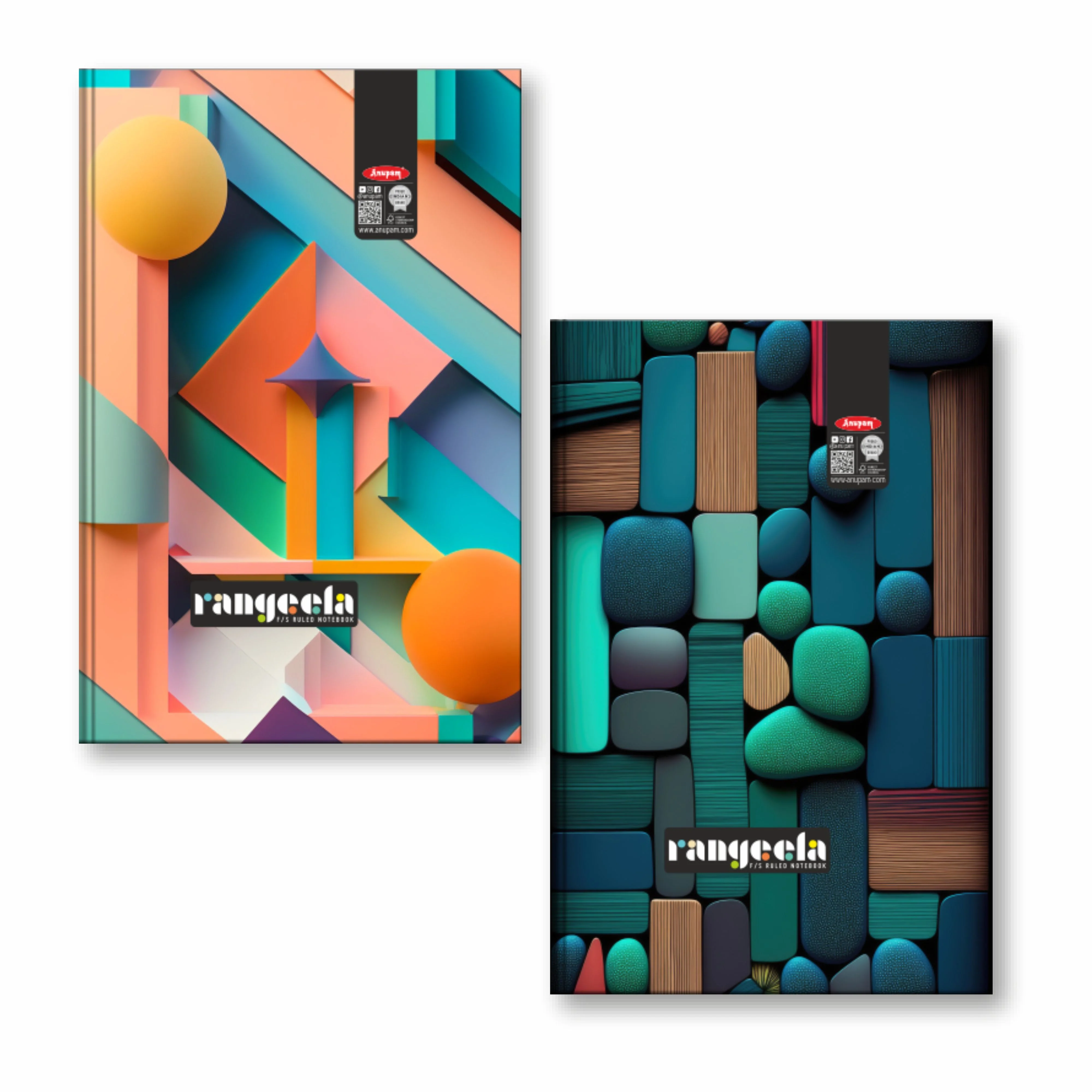 Anupam Rangeela Notebook-Hard cover Long Book-Single Line - 80 GSM Paper For Students-Shops-Office - Image 13