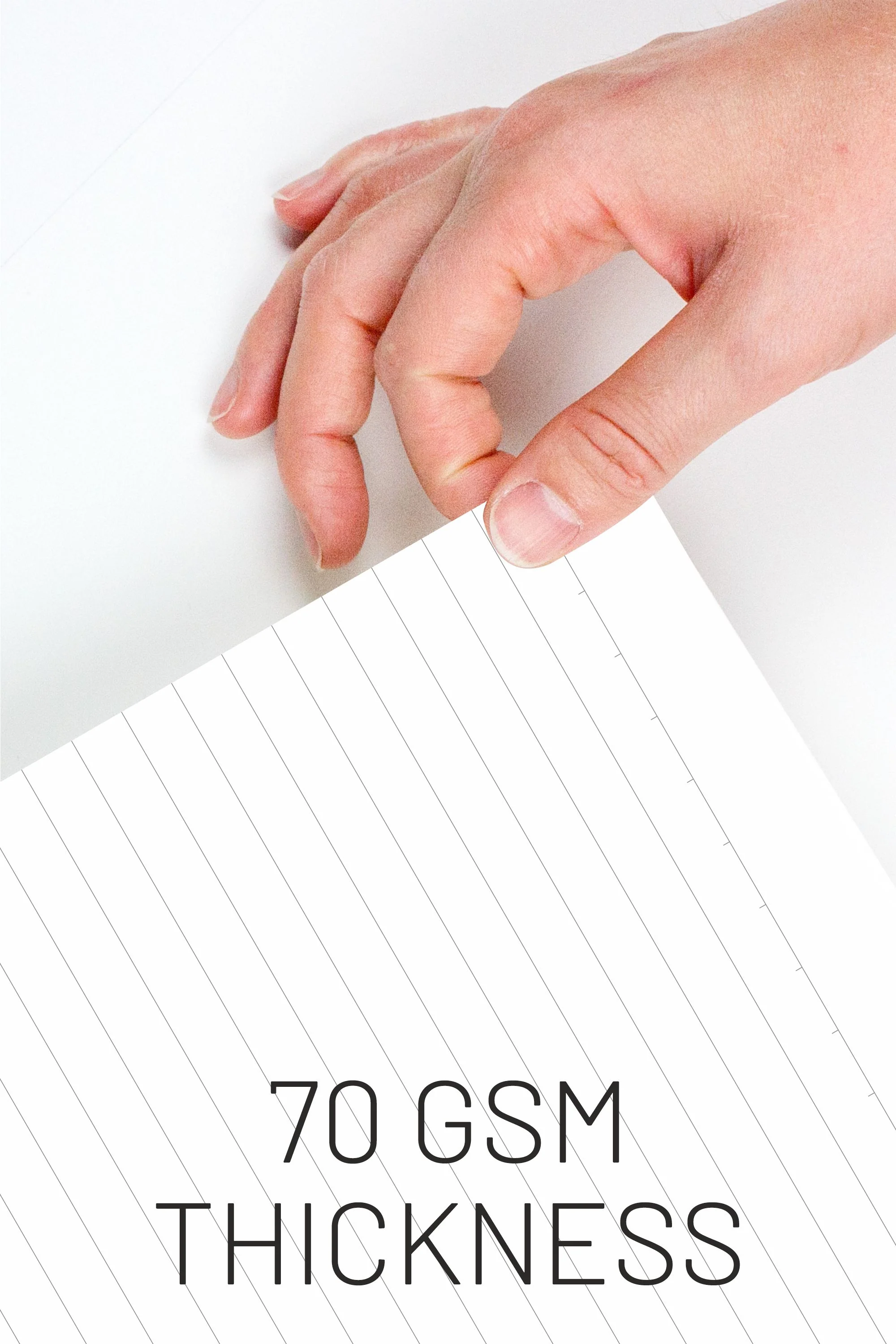 Anupam Refill Writing Notepad A4 Lined Paper-Wide Ruled-80 Sheets-Notepad, One Side Glue Bound-2 Hole Punched Notebook - Image 4