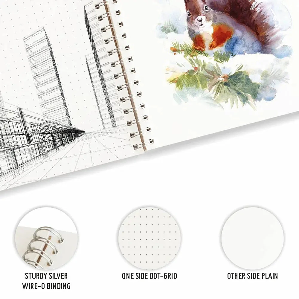 Anupam Sketch-E WireO Sketch Book-Cartridge Paper-140GSM - Image 6