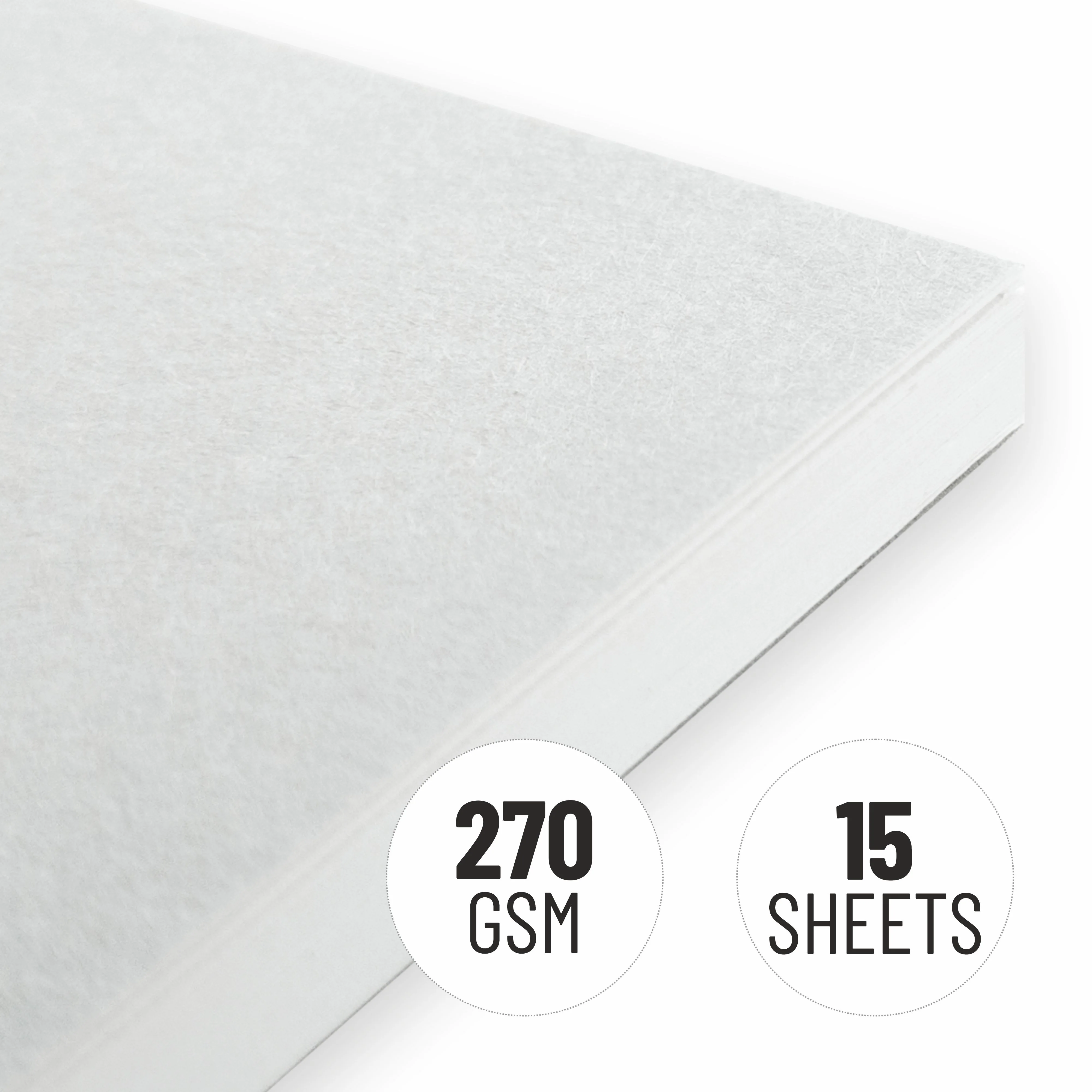 Anupam Sketch-O Pro Spiral Bound Sketchbook – 270 GSM Acid-Free Natural Shade Paper with Coarse Textured Surface - 15 Sheets - Image 4