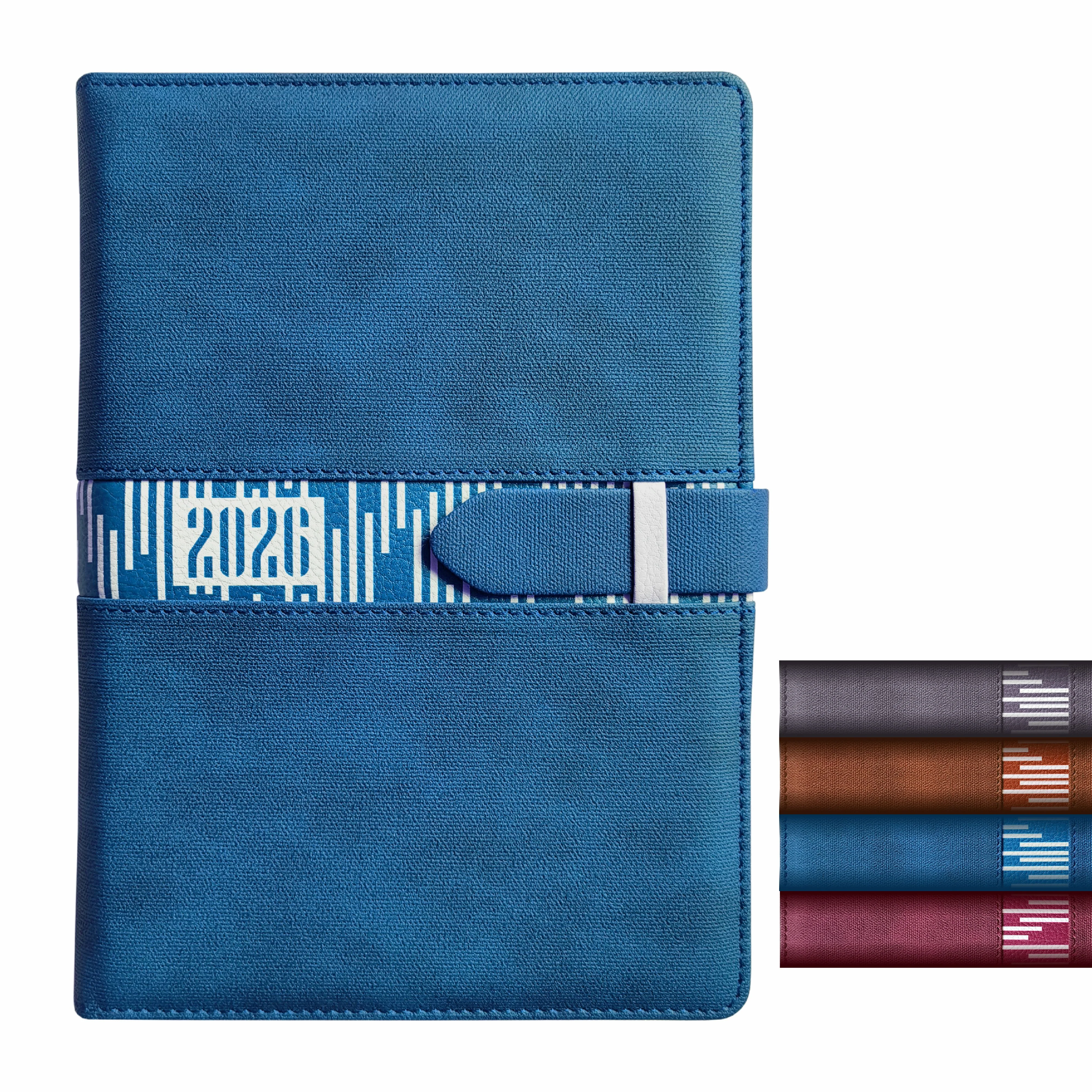 Anupam Slide Diary 2026 with Dated Daily Planner, 80 GSM Full Page Per Day with Monthly Calendar, New Year Diary 2026, 365 Days Lines Textured PU Cover, Pen Holder and Loop Closure - Image 21