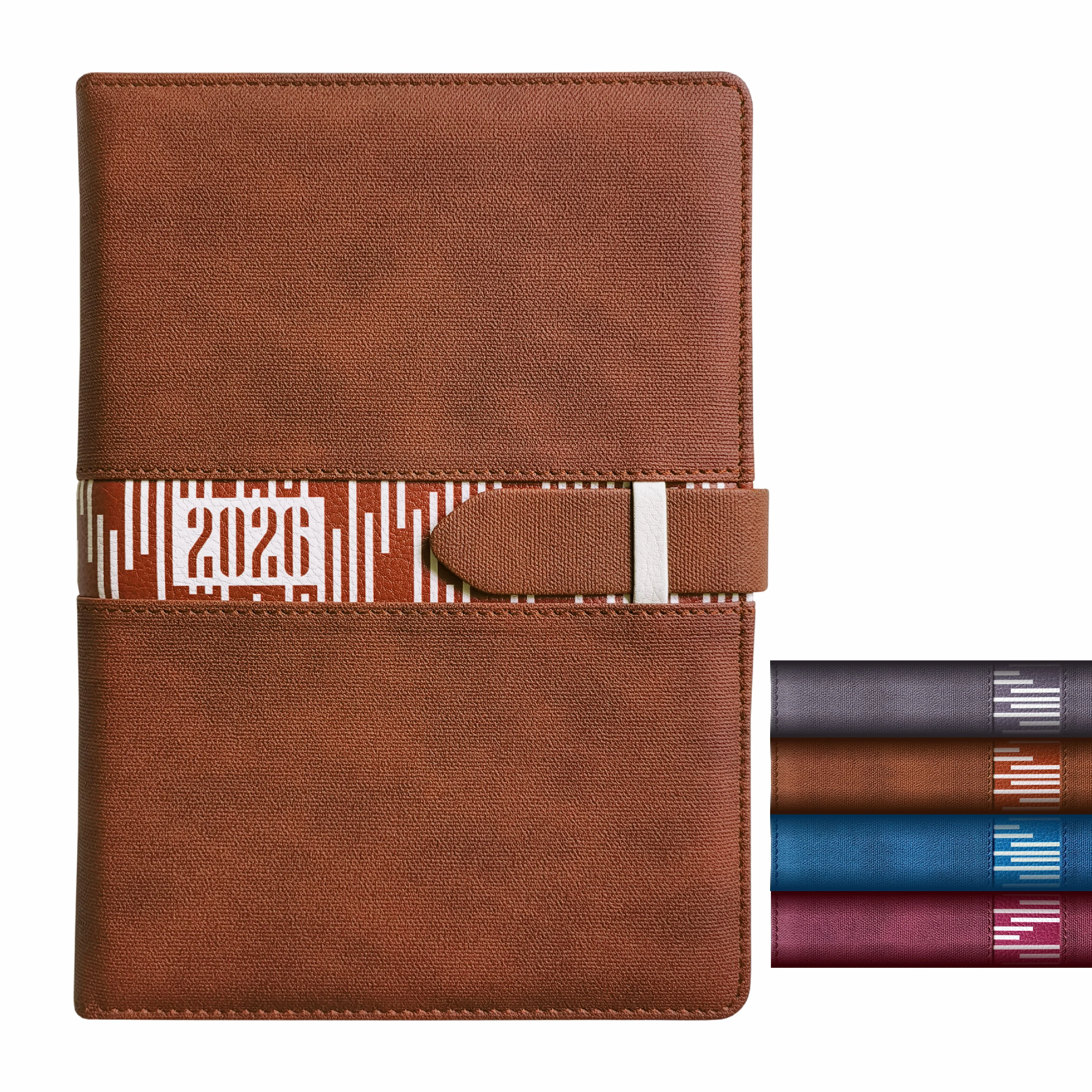 Anupam Slide Diary 2026 with Dated Daily Planner, 80 GSM Full Page Per Day with Monthly Calendar, New Year Diary 2026, 365 Days Lines Textured PU Cover, Pen Holder and Loop Closure - Image 31