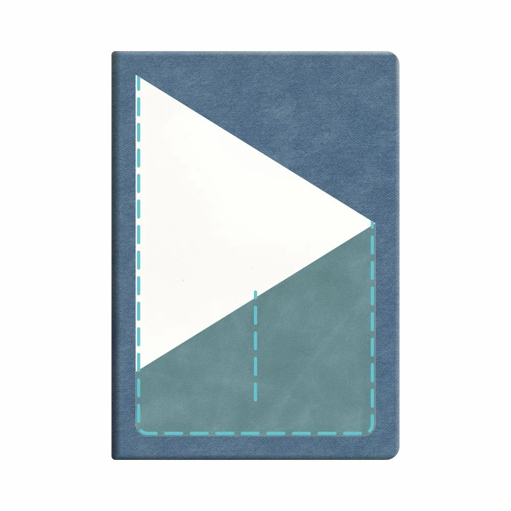 Anupam Slik A5 Journal Notebook 160 Pages, 100 GSM Ink-Friendly Paper, Triple Pockets, Textured Cover – Perfect for Planners, Journals & Professional Use - Image 4