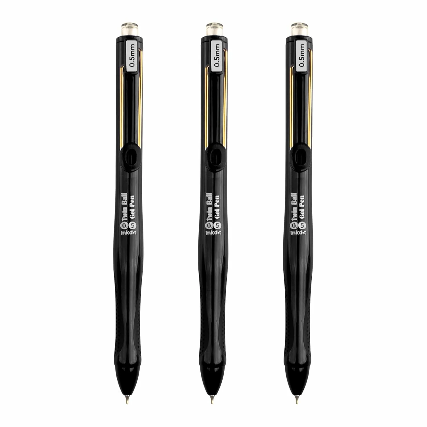 Anupam Snapy Blue Gel Pens, Waterproof Quick Dry BlueInk, 0.5mm Fine Point Retractable Smooth Writing Pens for Journaling, Writing Gel Pen - Image 10