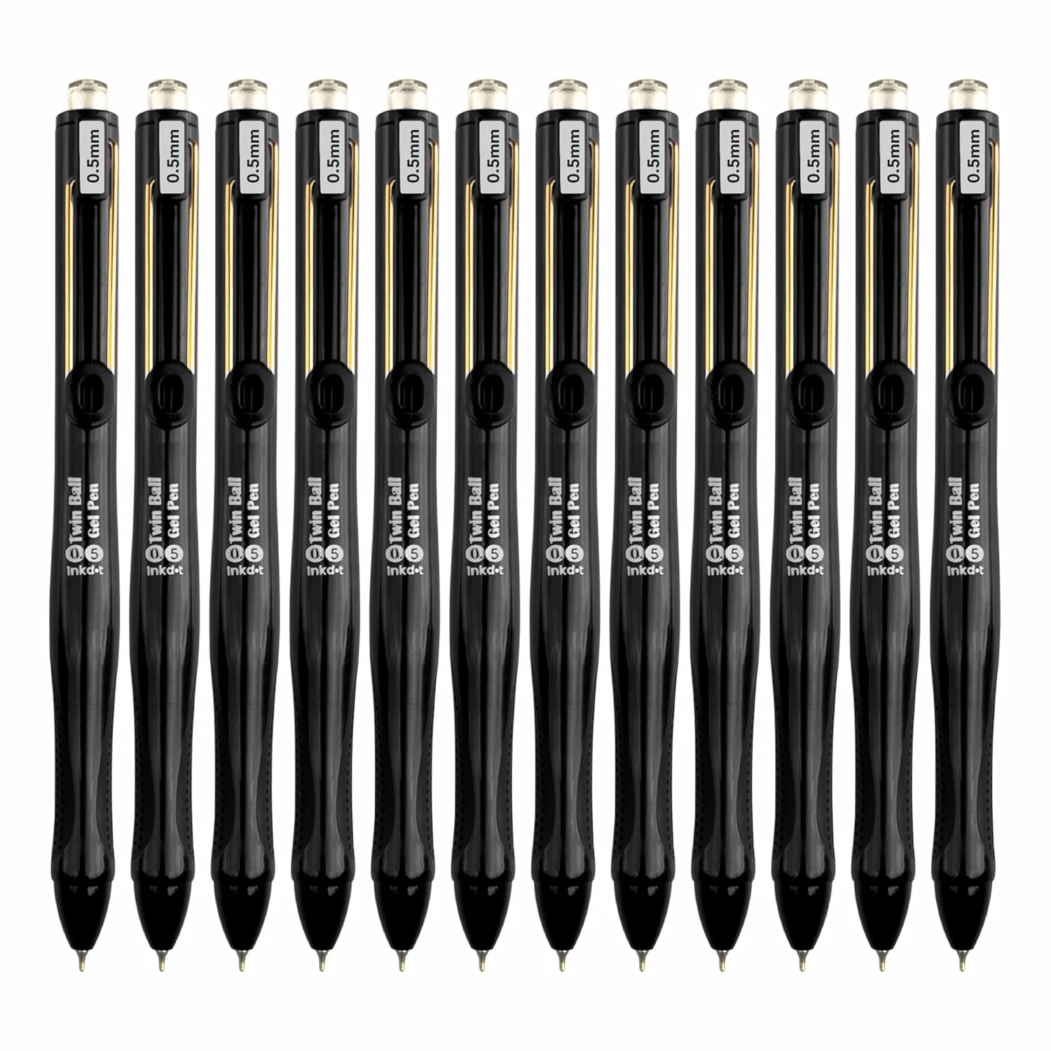 Anupam Snapy Blue Gel Pens, Waterproof Quick Dry BlueInk, 0.5mm Fine Point Retractable Smooth Writing Pens for Journaling, Writing Gel Pen - Image 13