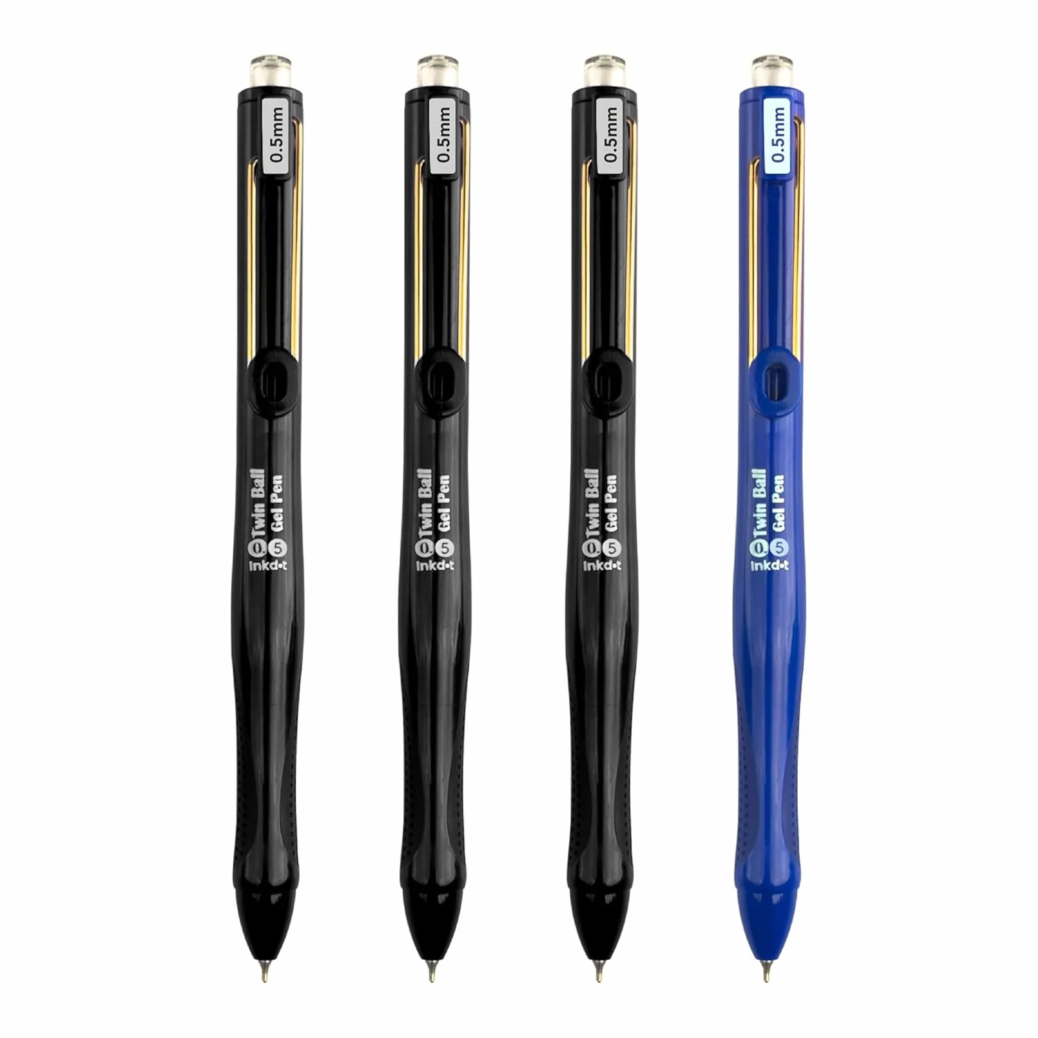 Anupam Snapy Blue Gel Pens, Waterproof Quick Dry BlueInk, 0.5mm Fine Point Retractable Smooth Writing Pens for Journaling, Writing Gel Pen - Image 16