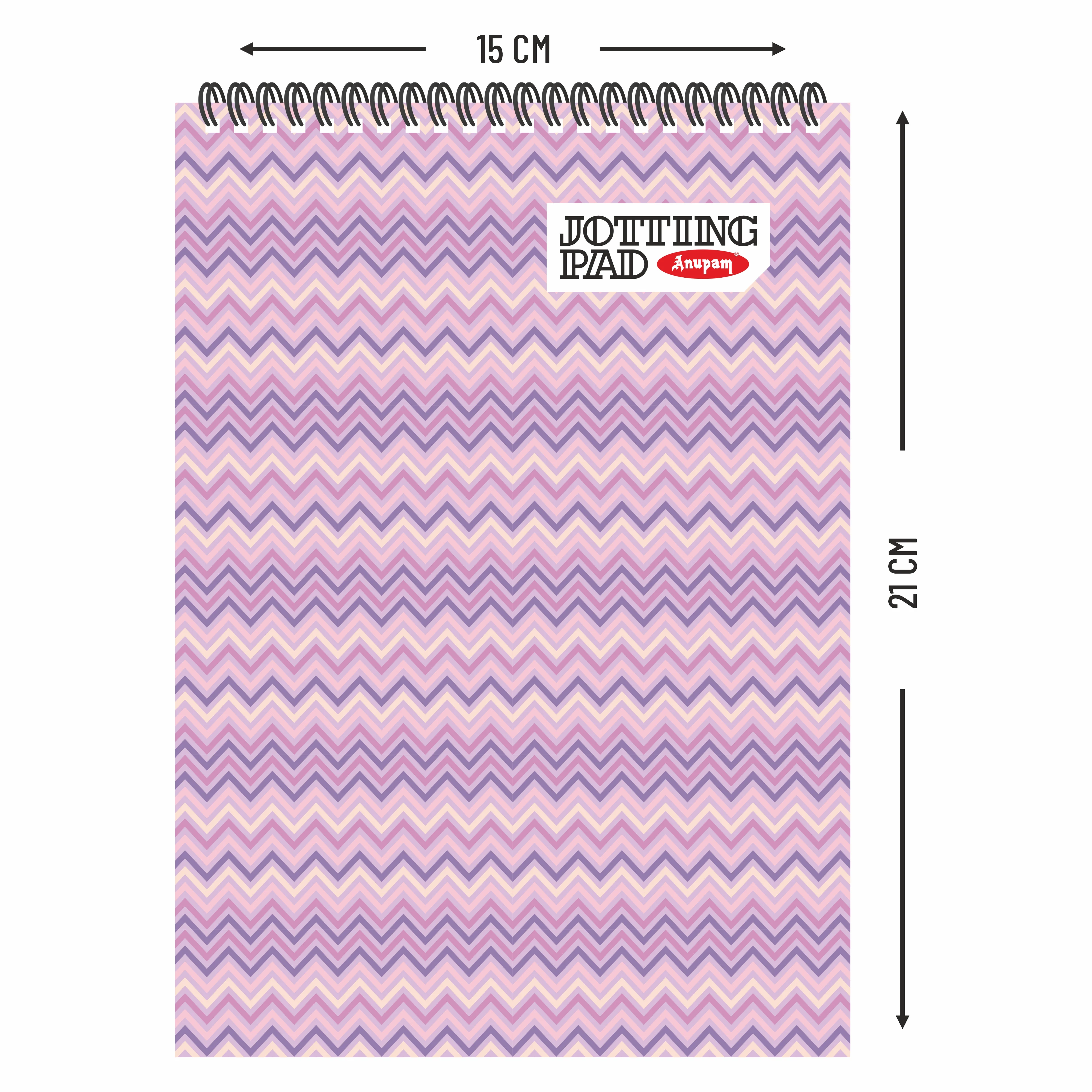 Anupam Spiral Jotting Pads-Lined College Ruled Paper Assorted Covers-Spiral Notebook-Memo Pads-100 pages  (Pack) - Image 14