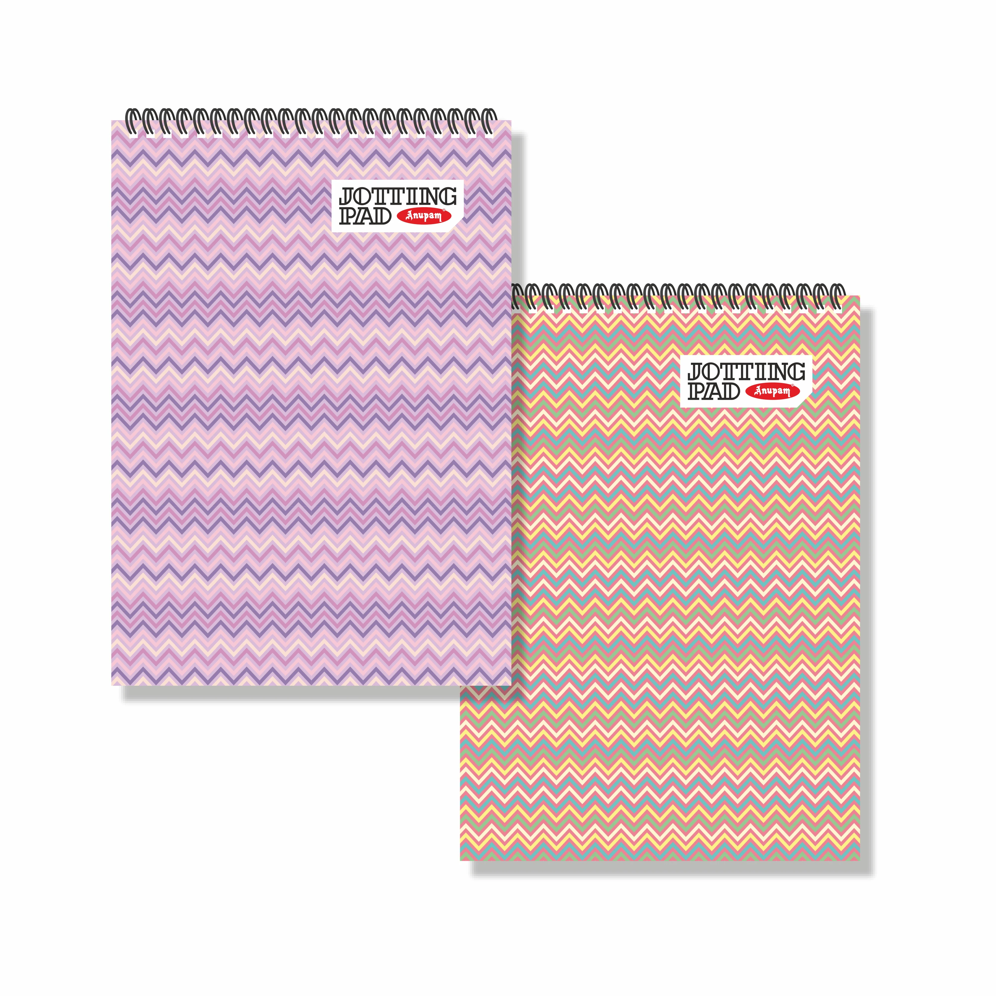 Anupam Spiral Jotting Pads-Lined College Ruled Paper Assorted Covers-Spiral Notebook-Memo Pads-100 pages  (Pack) - Image 22