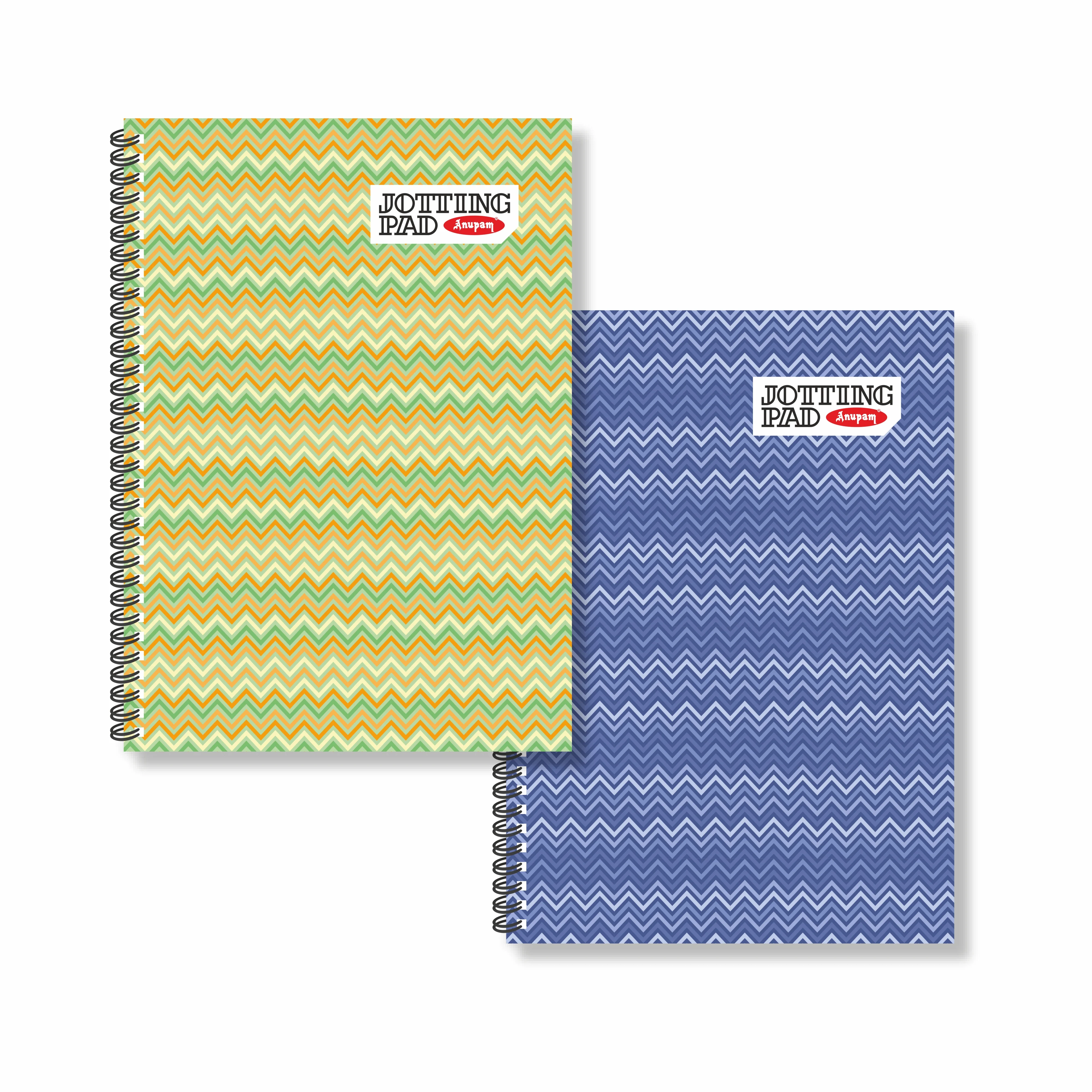 Anupam Spiral Jotting Pads-Lined College Ruled Paper Assorted Covers-Spiral Notebook-Memo Pads-100 pages  (Pack) - Image 24