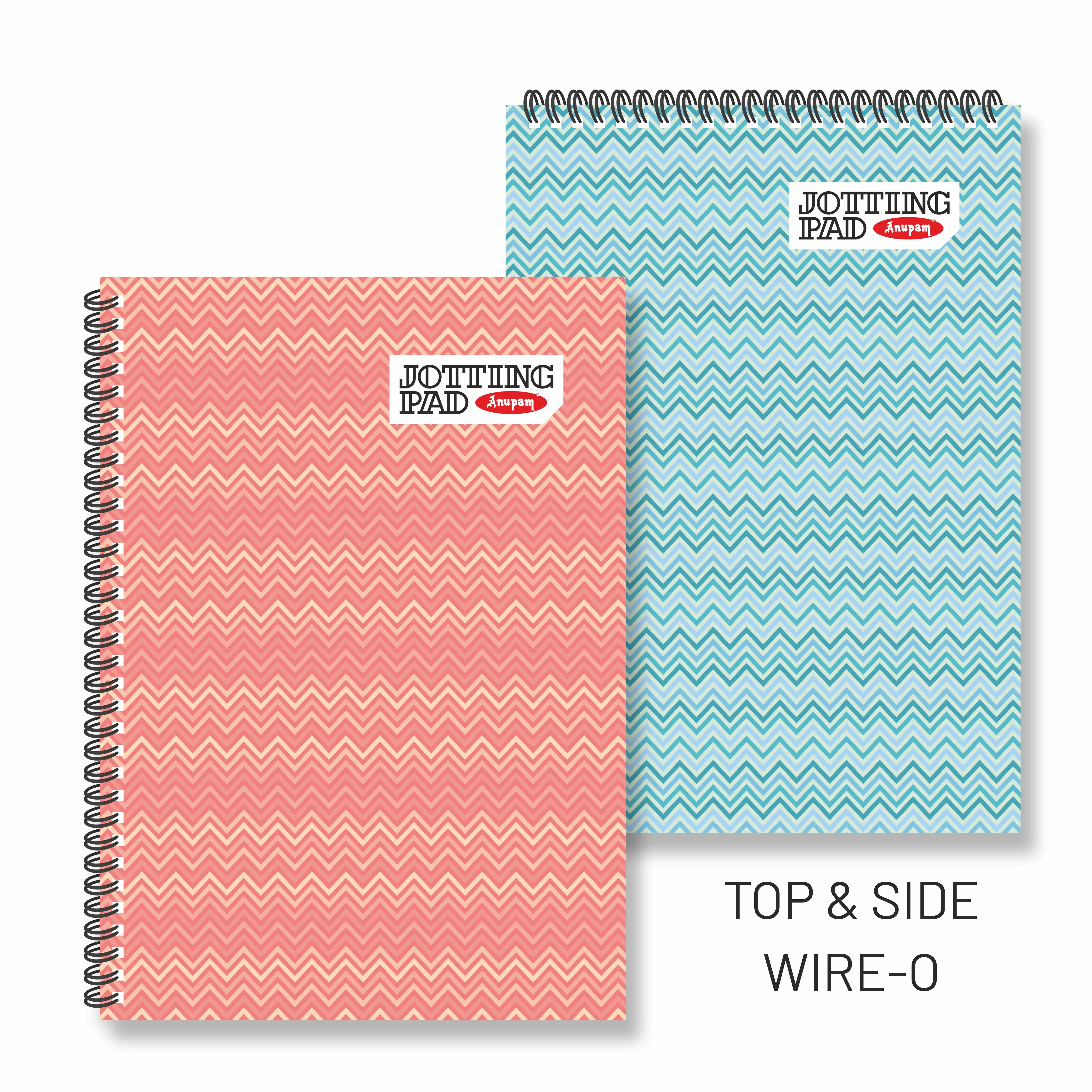 Anupam Spiral Jotting Pads-Lined College Ruled Paper Assorted Covers-Spiral Notebook-Memo Pads-100 pages  (Pack) - Image 27