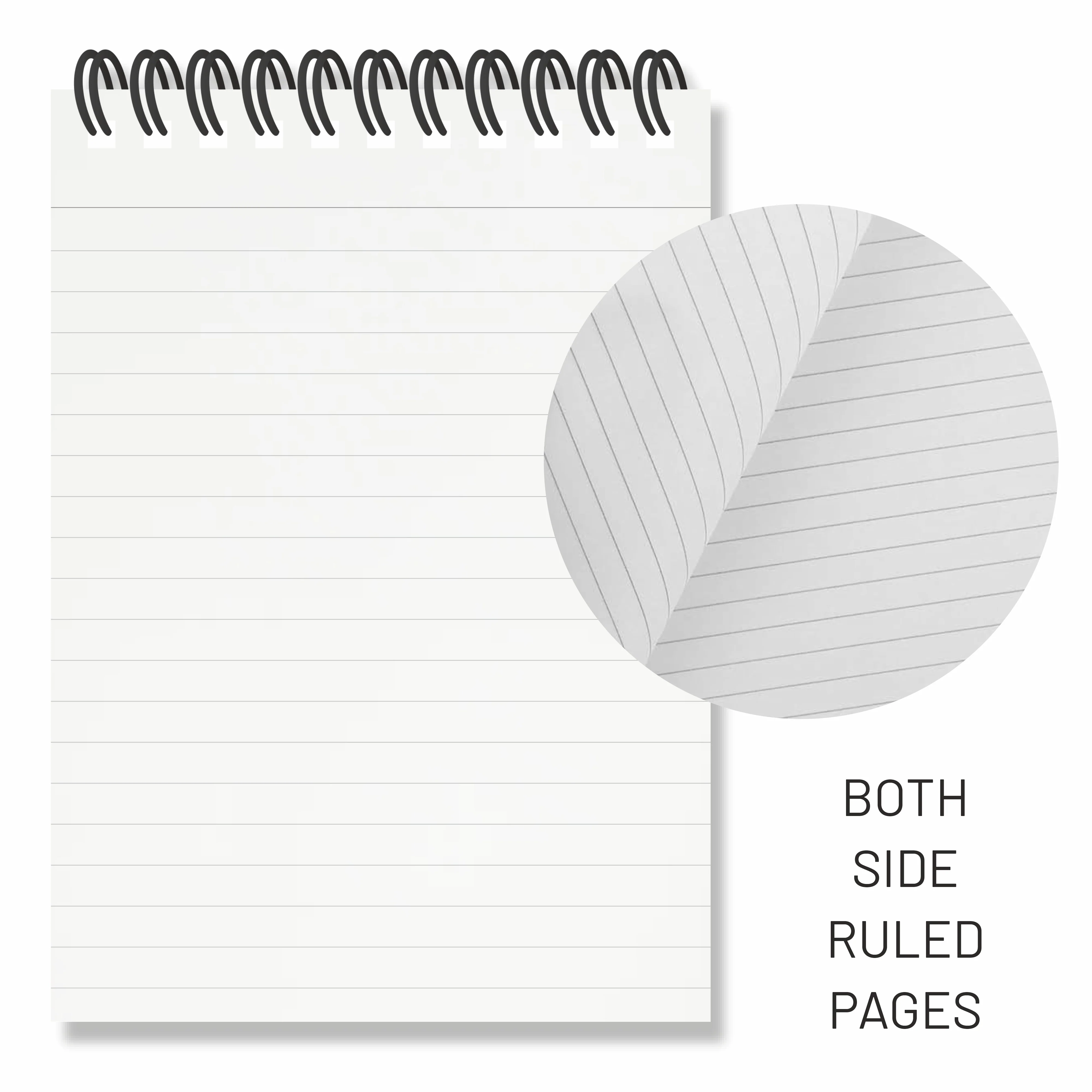 Anupam Spiral Jotting Pads-Lined College Ruled Paper Assorted Covers-Spiral Notebook-Memo Pads-100 pages  (Pack) - Image 4