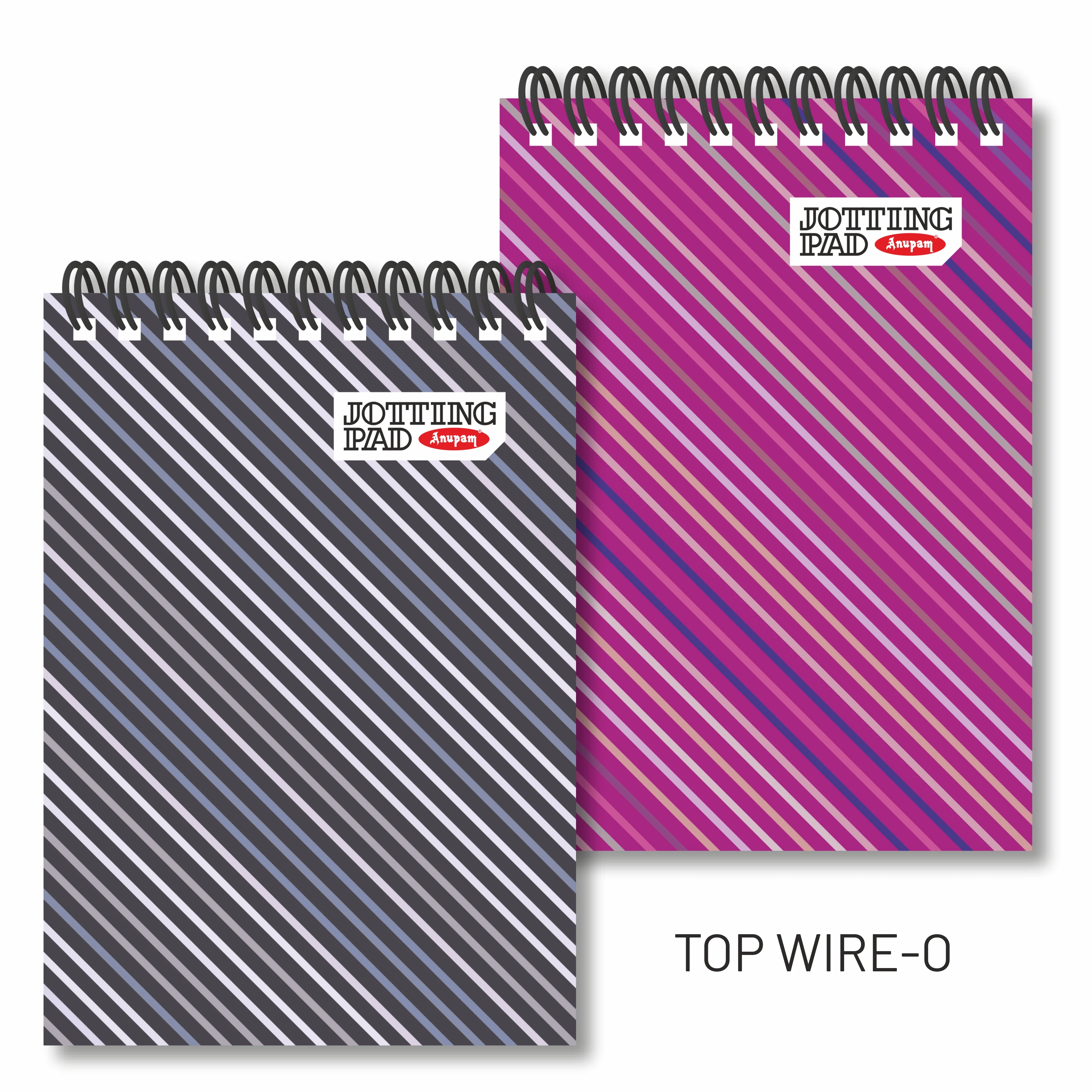 Anupam Spiral Jotting Pads-Lined College Ruled Paper Assorted Covers-Spiral Notebook-Memo Pads-100 pages  (Pack) - Image 5
