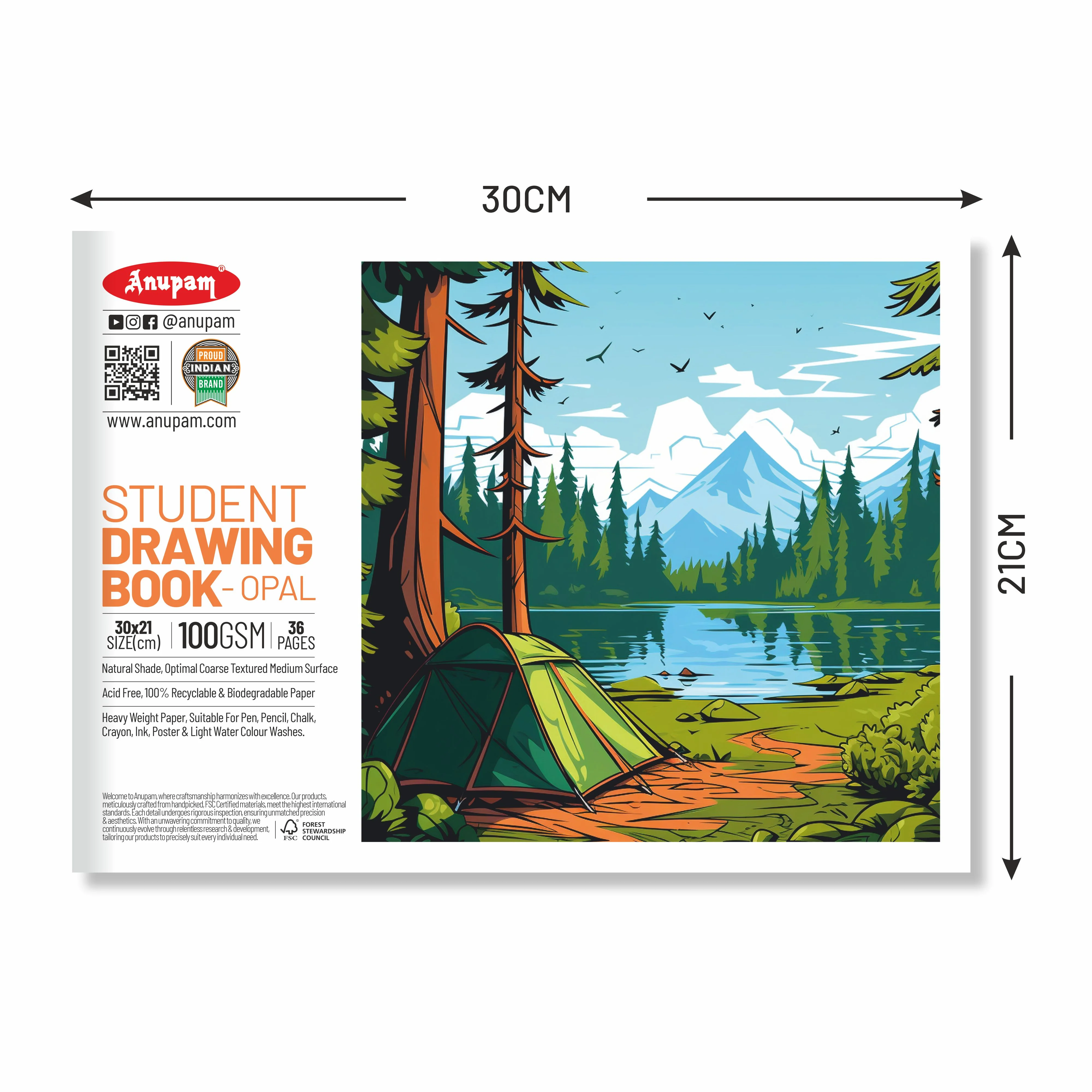 Anupam Student Drawing Book (For Kids) Pack - Image 10