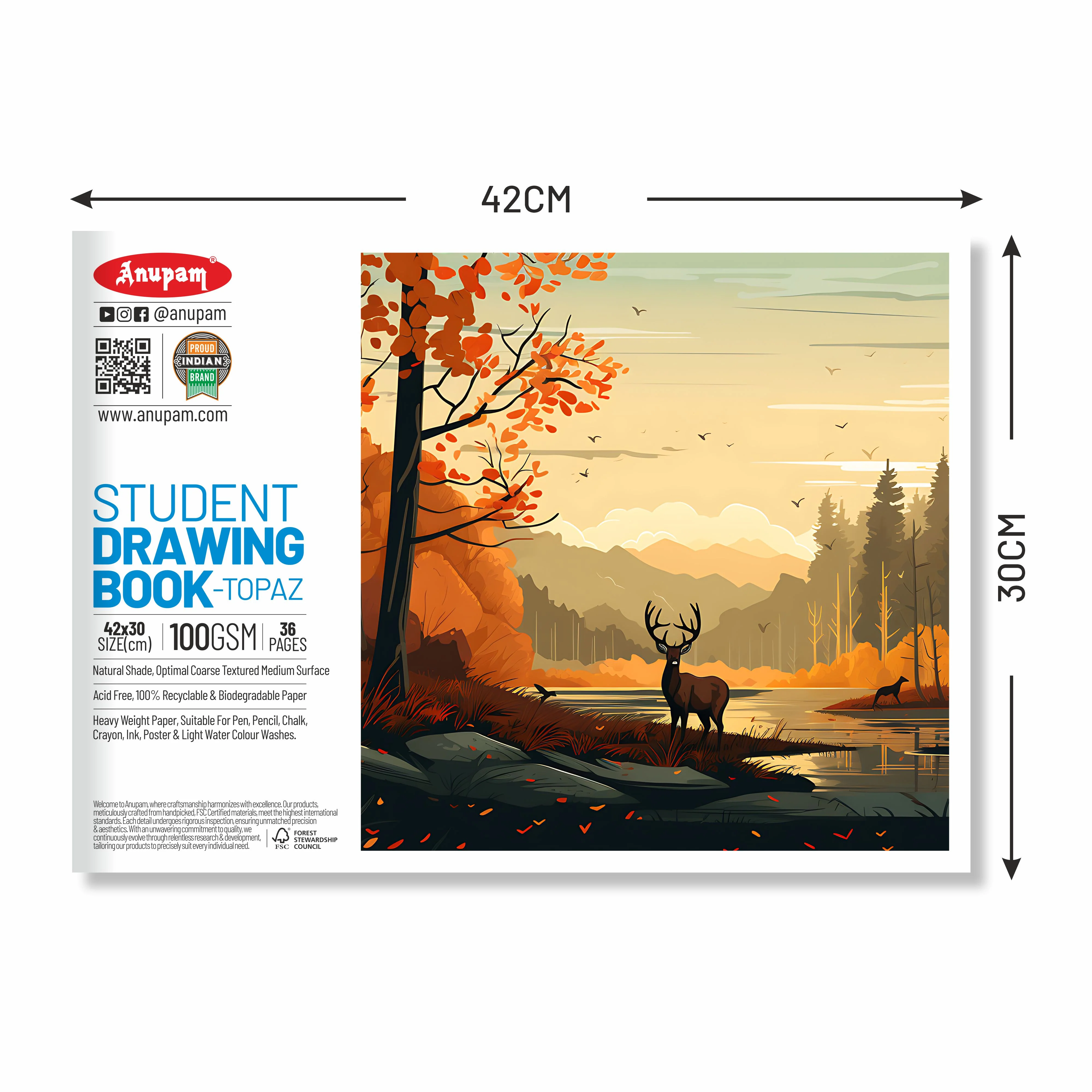 Anupam Student Drawing Book (For Kids) Pack - Image 12