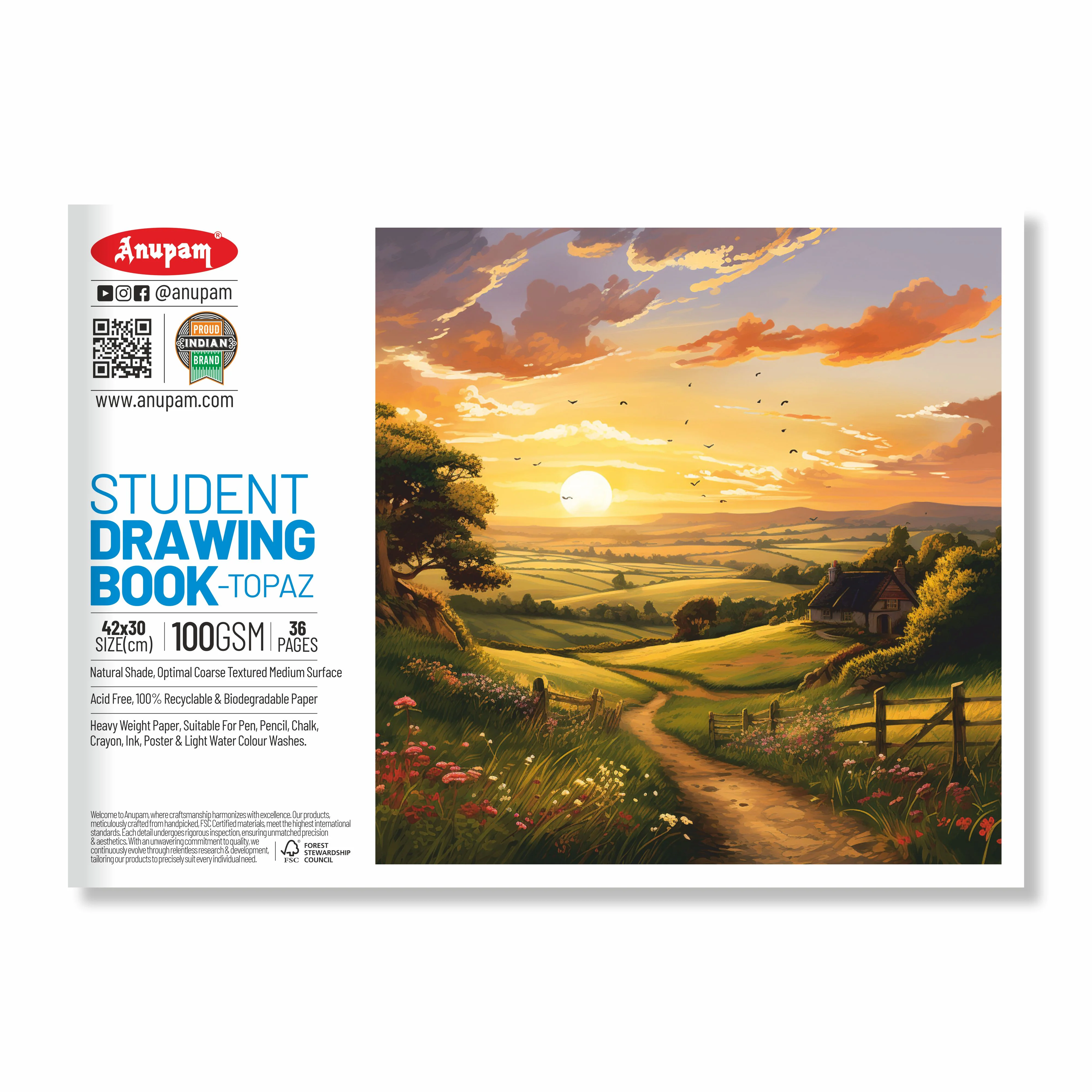 Anupam Student Drawing Book (For Kids) Pack - Image 17