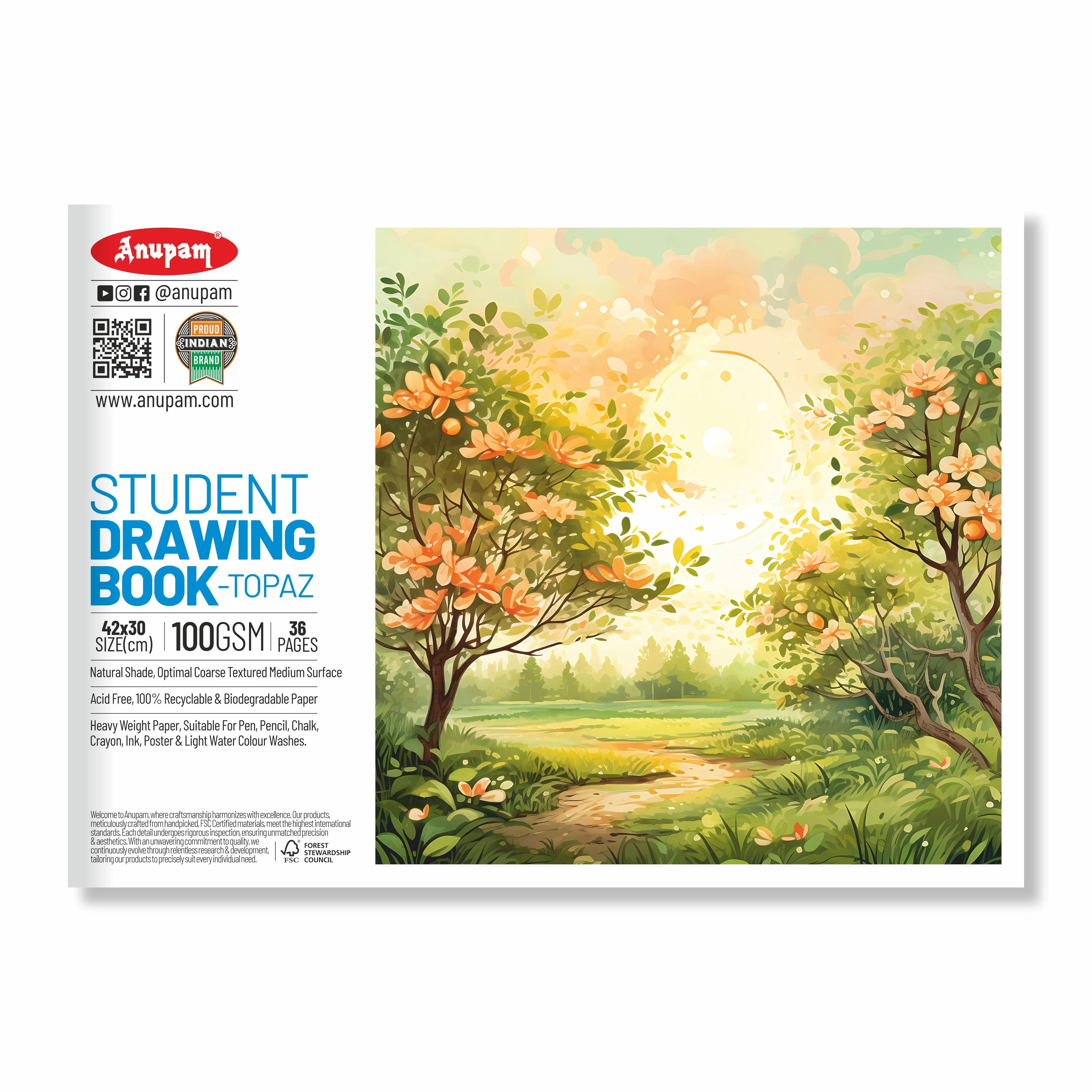 Anupam Student Drawing Book (For Kids) Pack - Image 18