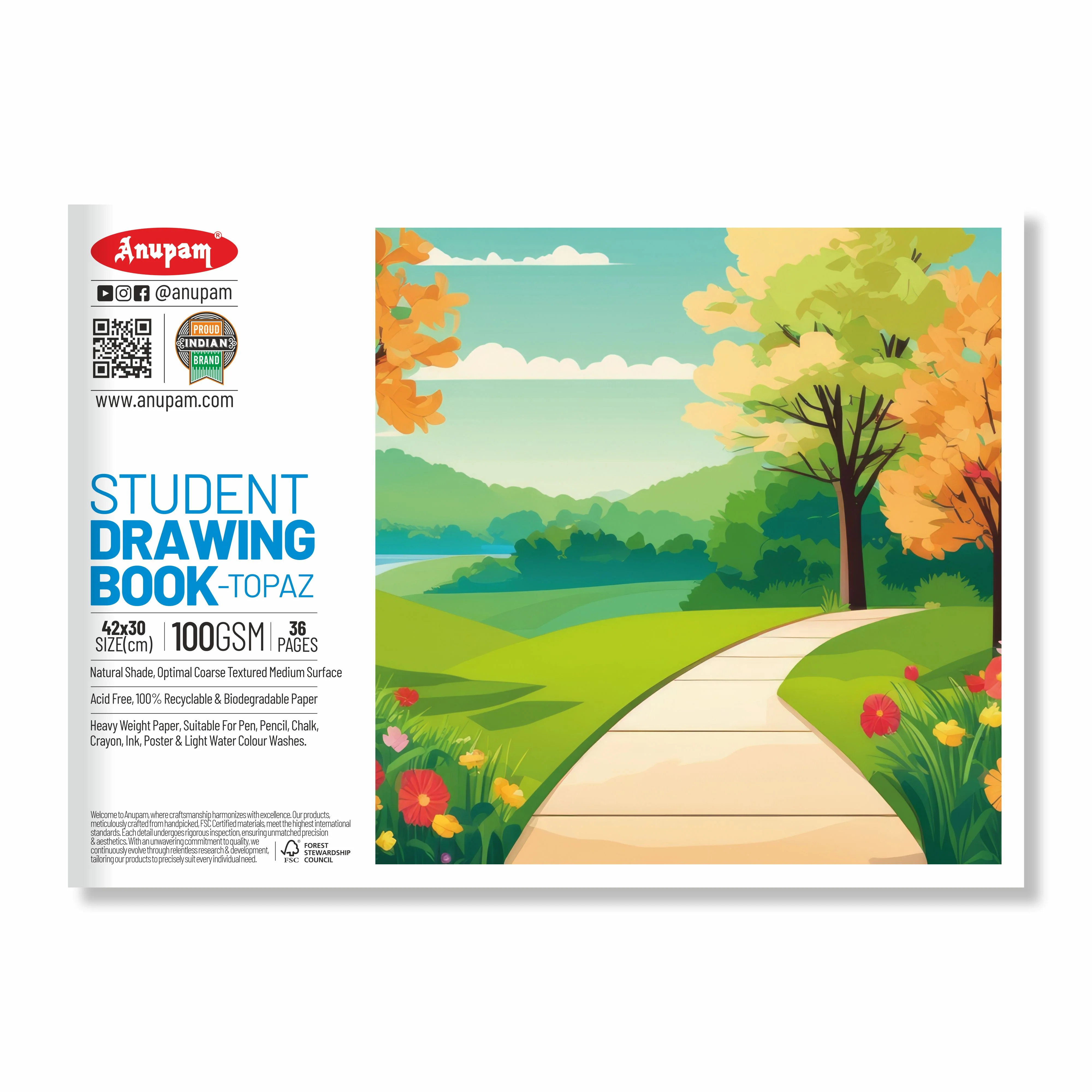 Anupam Student Drawing Book (For Kids) Pack - Image 20