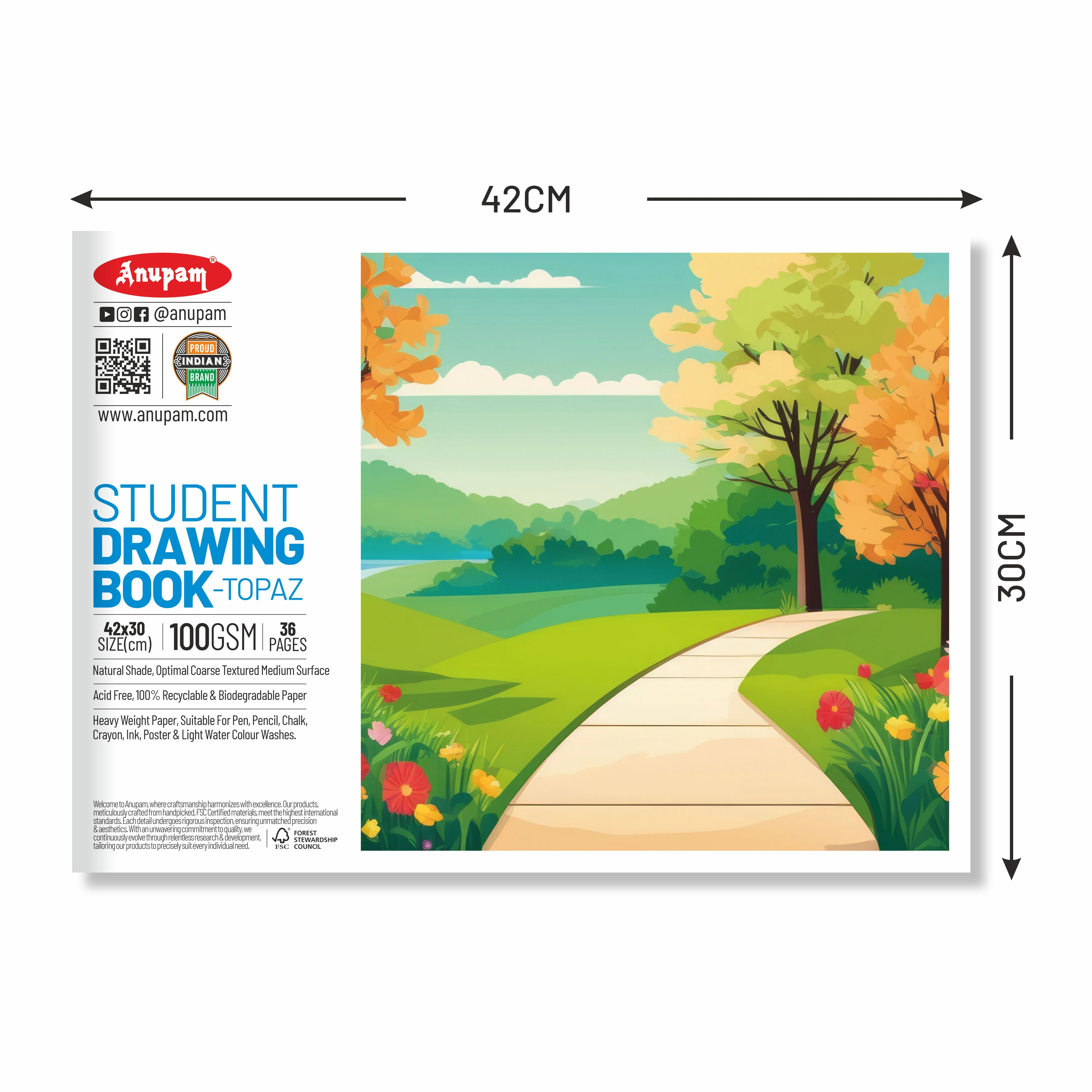 Anupam Student Drawing Book (For Kids) Pack - Image 21