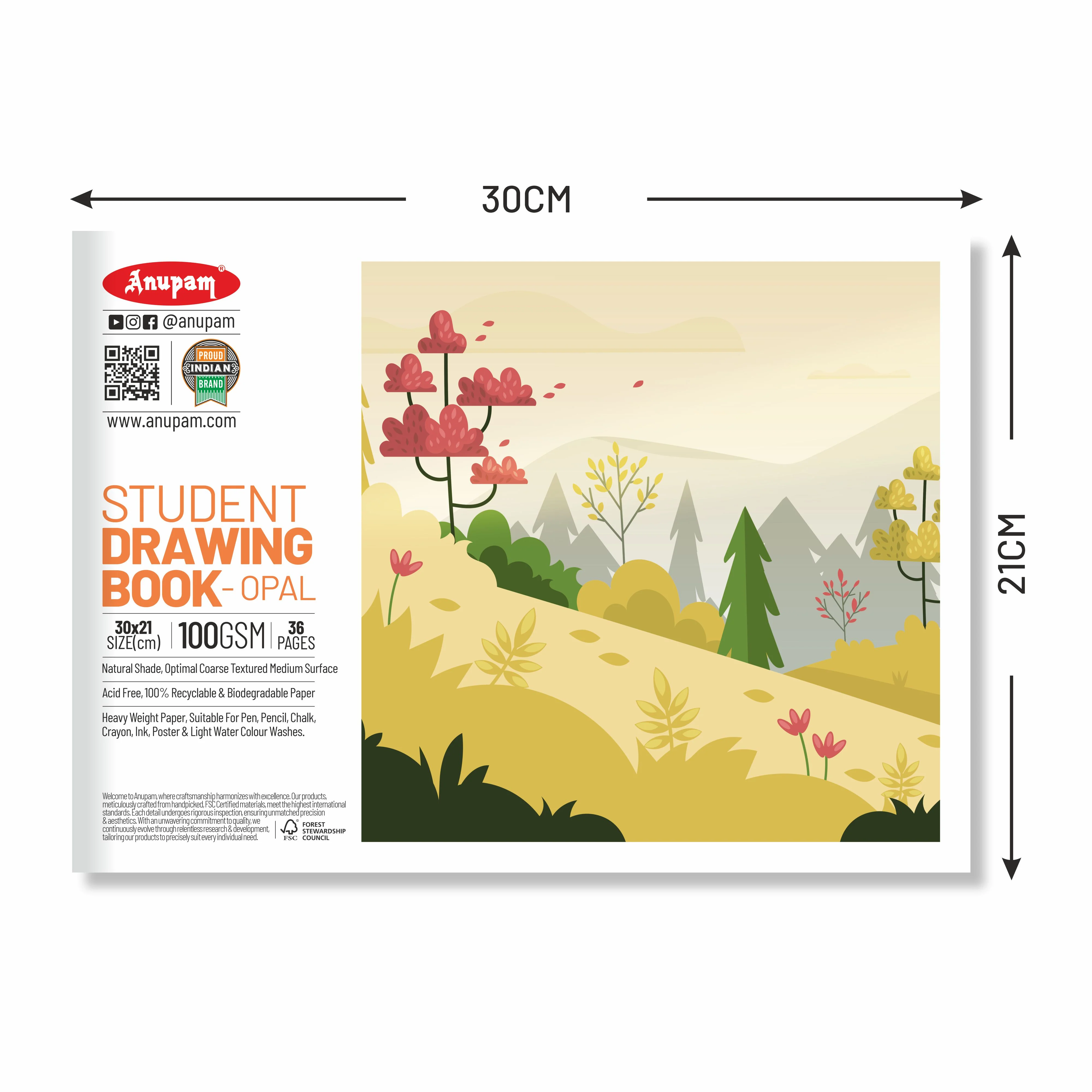 Anupam Student Drawing Book (For Kids) Pack - Image 6