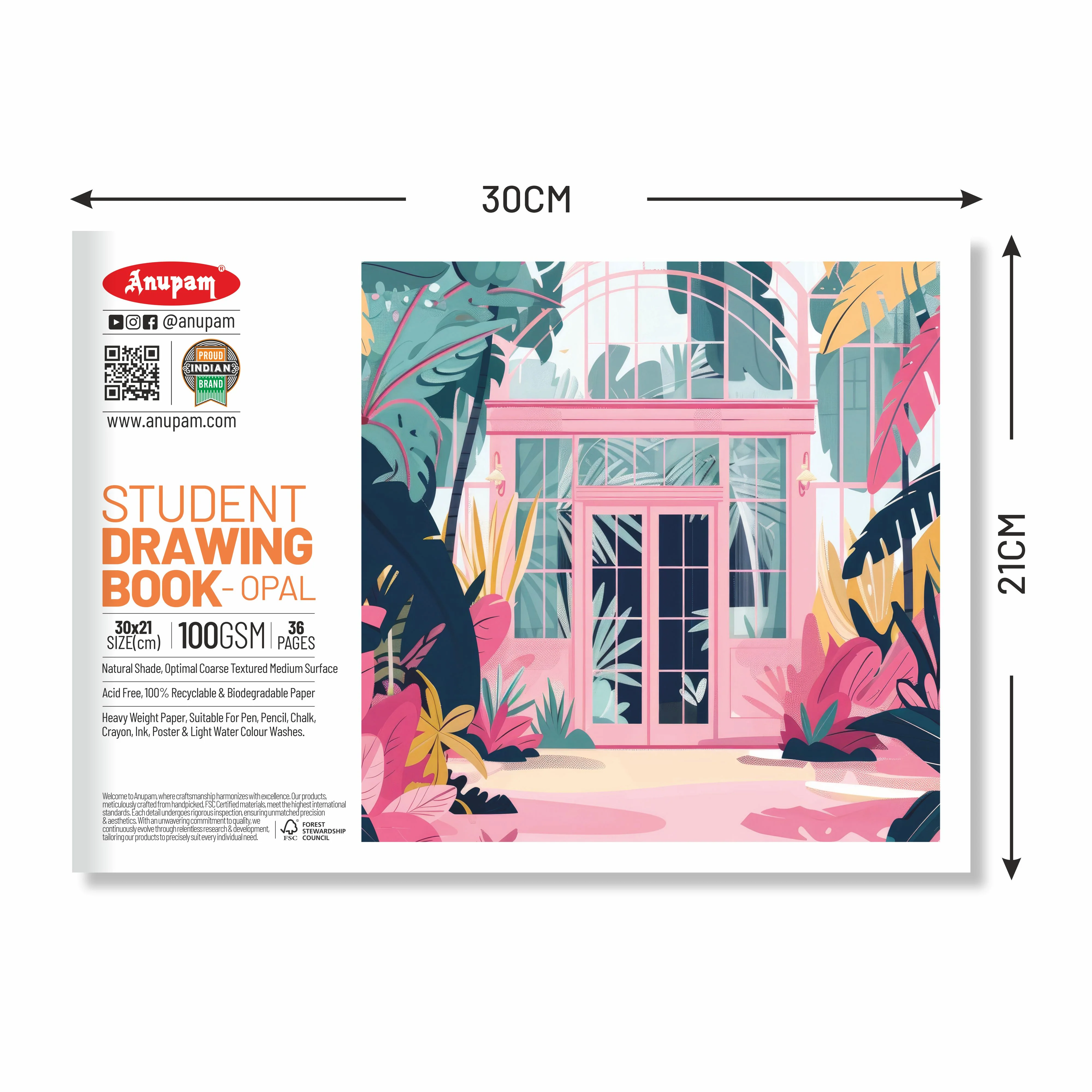 Anupam Student Drawing Book (For Kids) Pack - Image 8