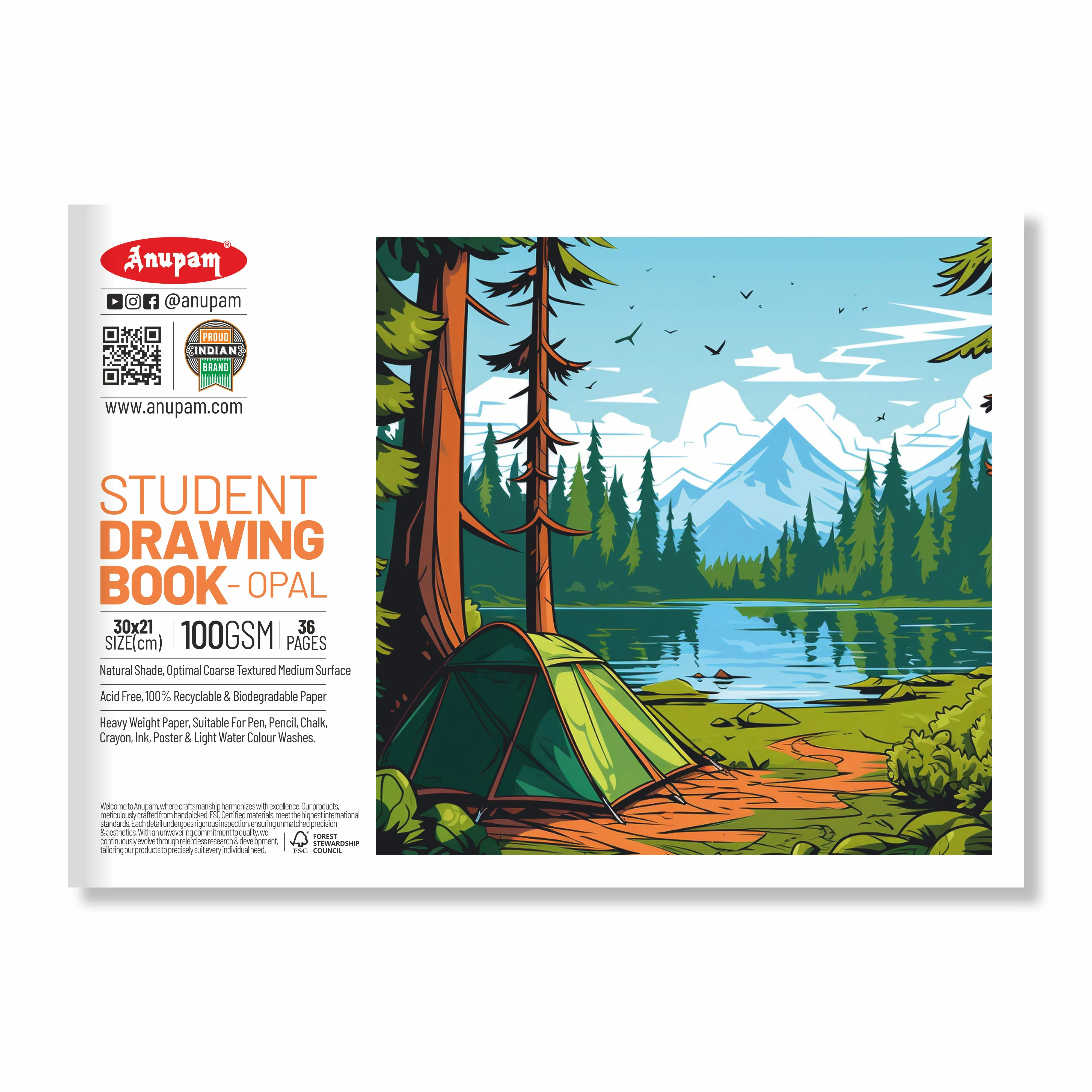 Anupam Student Drawing Book (For Kids) Pack - Image 9