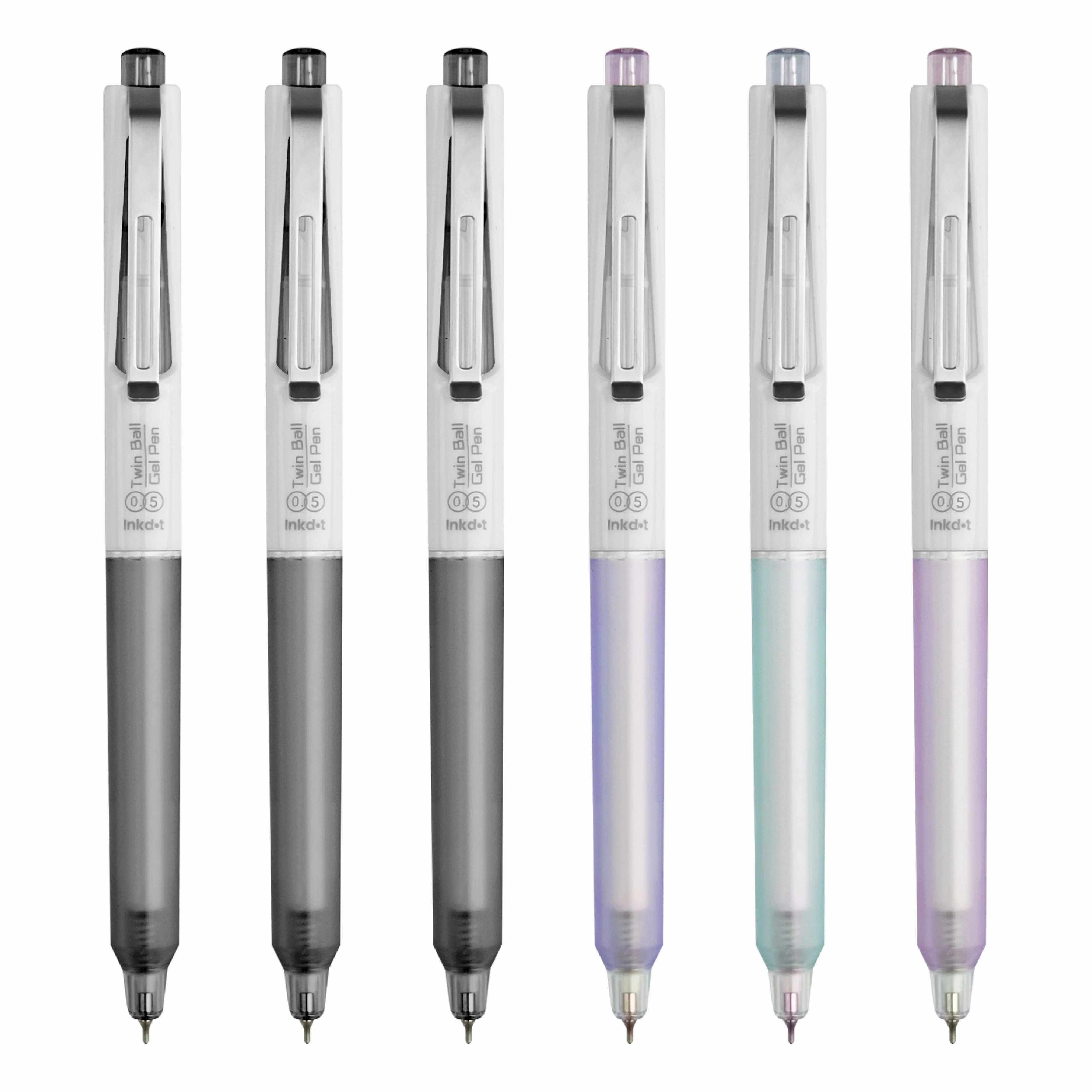 Anupam Sylent Blue Gel Pens, Waterproof Quick Dry Blue Ink, 0.5mm Fine Point Retractable Smooth Writing Pens for Journaling, Writing Gel Pen - Image 14