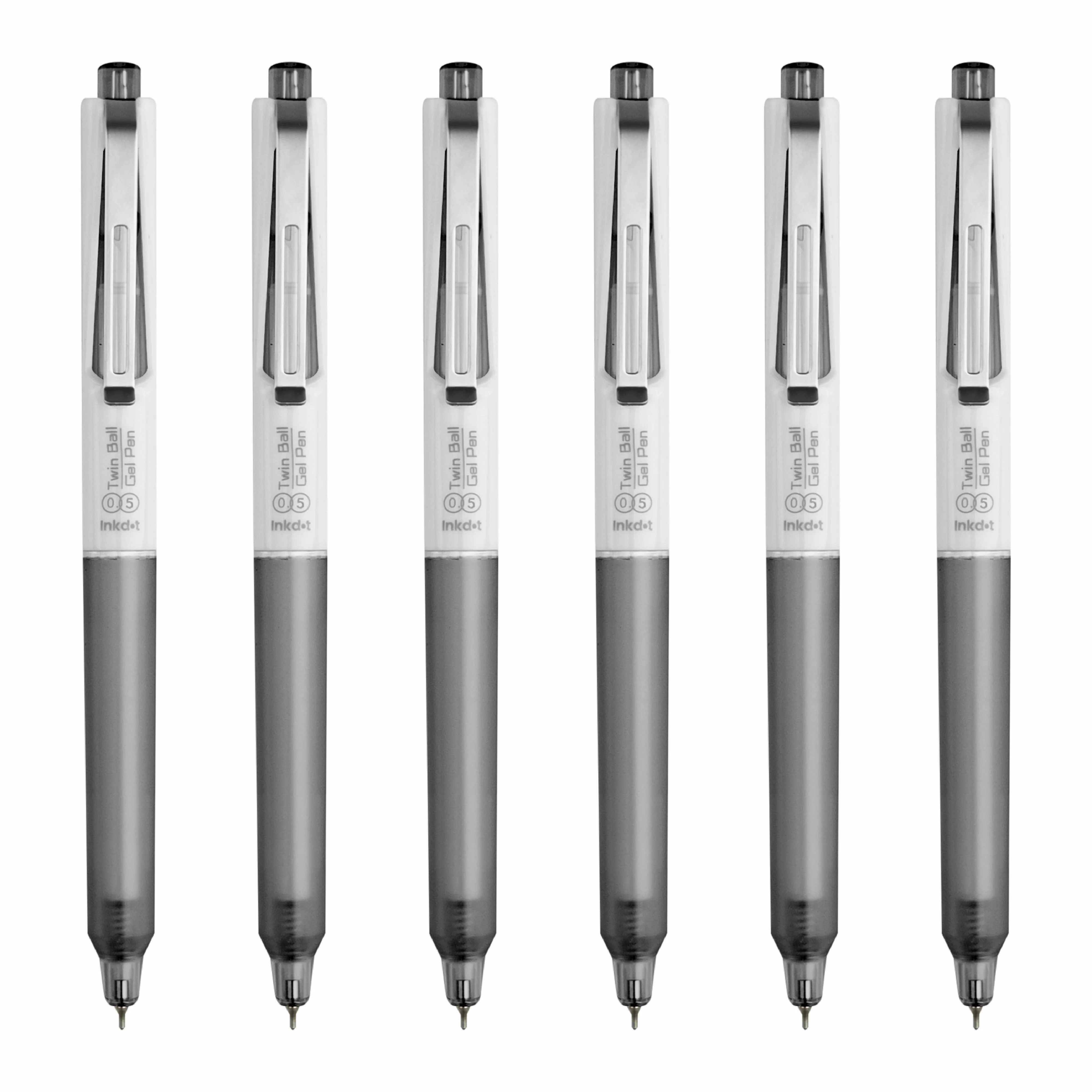 Anupam Sylent Blue Gel Pens, Waterproof Quick Dry Blue Ink, 0.5mm Fine Point Retractable Smooth Writing Pens for Journaling, Writing Gel Pen - Image 9