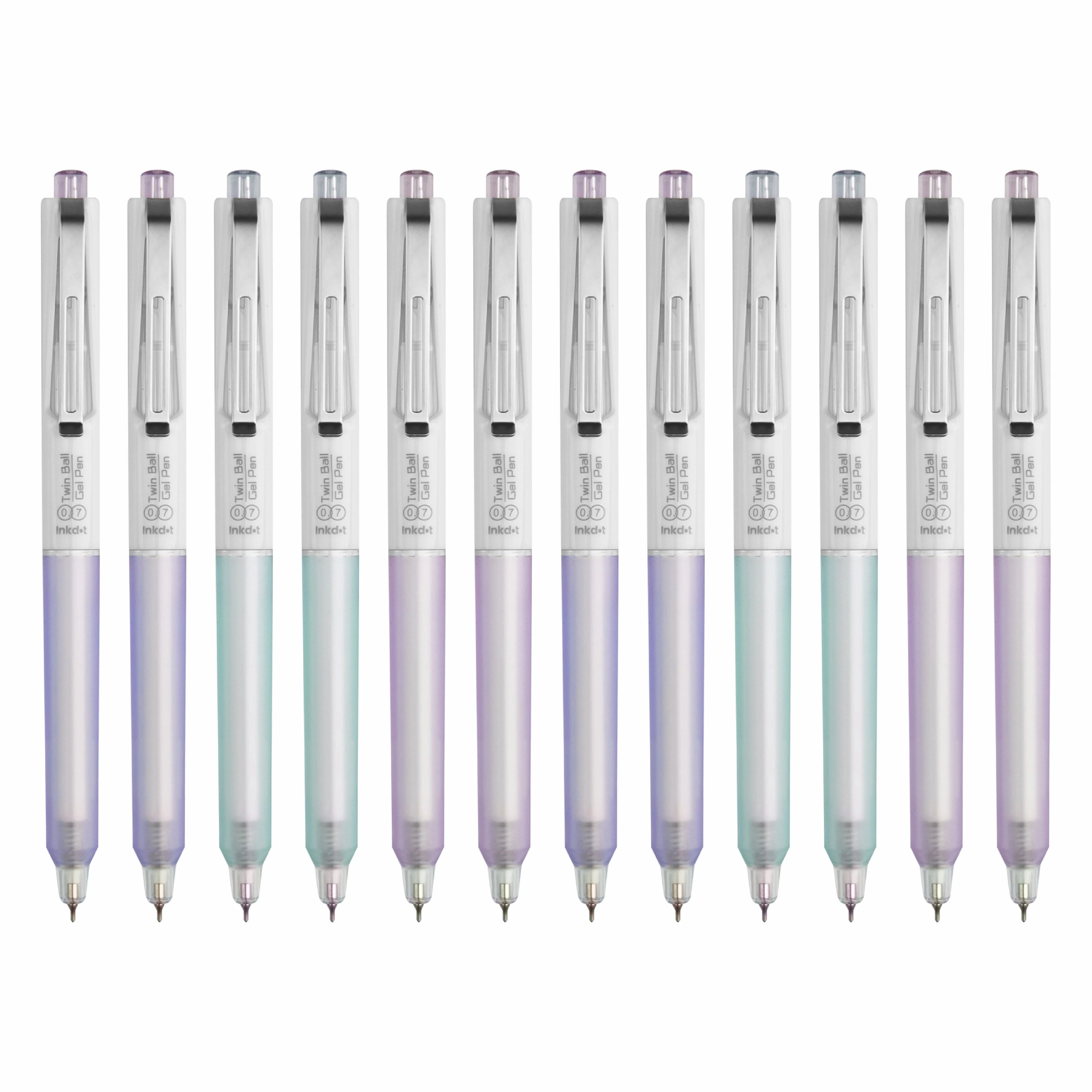 Anupam Sylent Blue Gel Pens, Waterproof Quick Dry Blue Ink, 0.7mm Fine Point Retractable Smooth Writing Pens for Journaling, Writing Gel Pen - Image 14