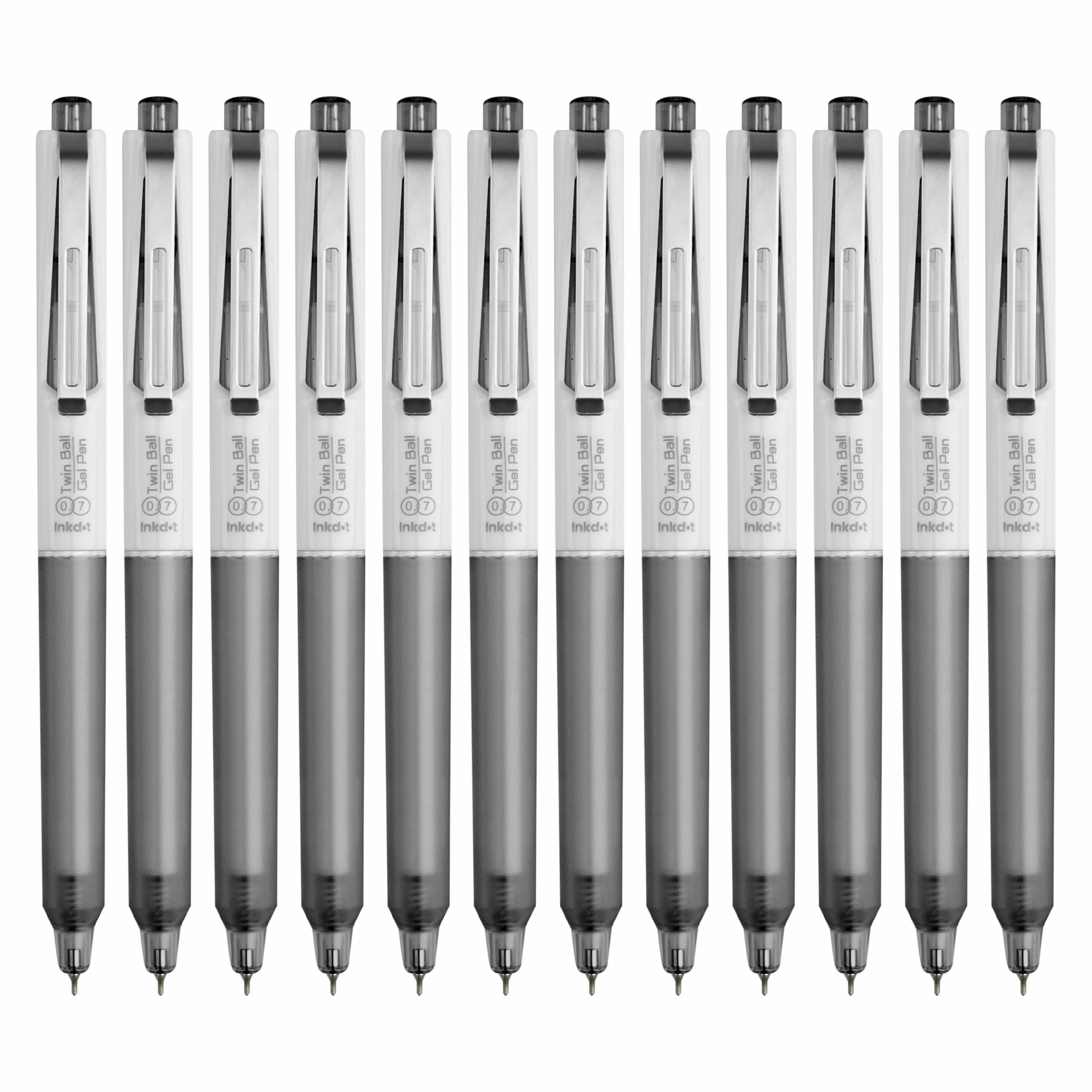 Anupam Sylent Blue Gel Pens, Waterproof Quick Dry Blue Ink, 0.7mm Fine Point Retractable Smooth Writing Pens for Journaling, Writing Gel Pen - Image 6