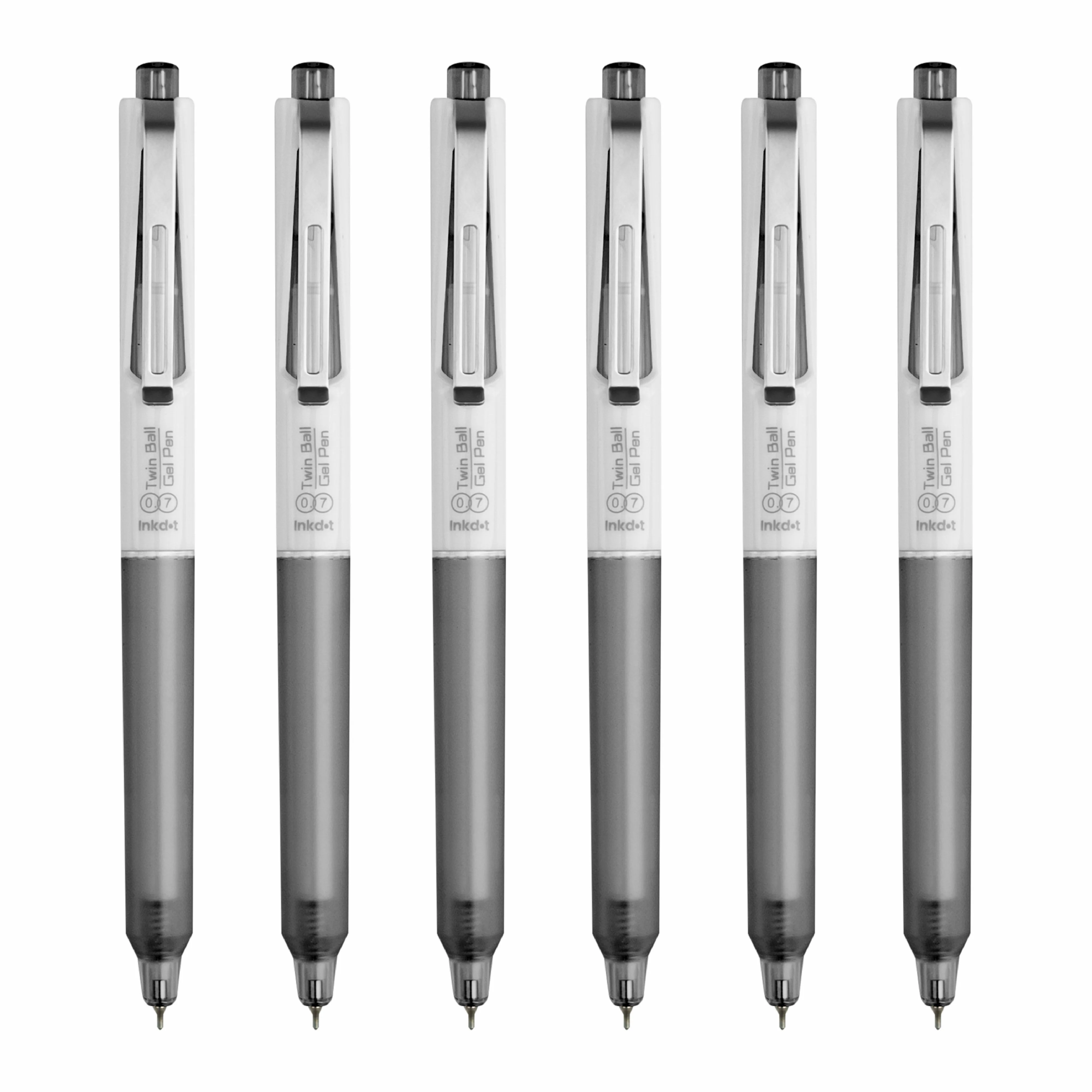 Anupam Sylent Blue Gel Pens, Waterproof Quick Dry Blue Ink, 0.7mm Fine Point Retractable Smooth Writing Pens for Journaling, Writing Gel Pen - Image 9