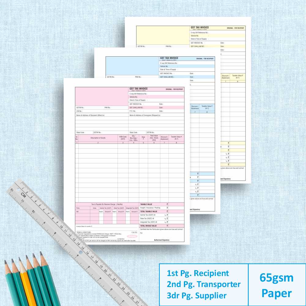 Anupam Tax Invoice Bill Book – Perforated Cash Memo-Approval Slip-Estimate Slip- Credit Memo-50 Original + 50 Duplicate Pages-for Shop-Office-Institute - Image 4