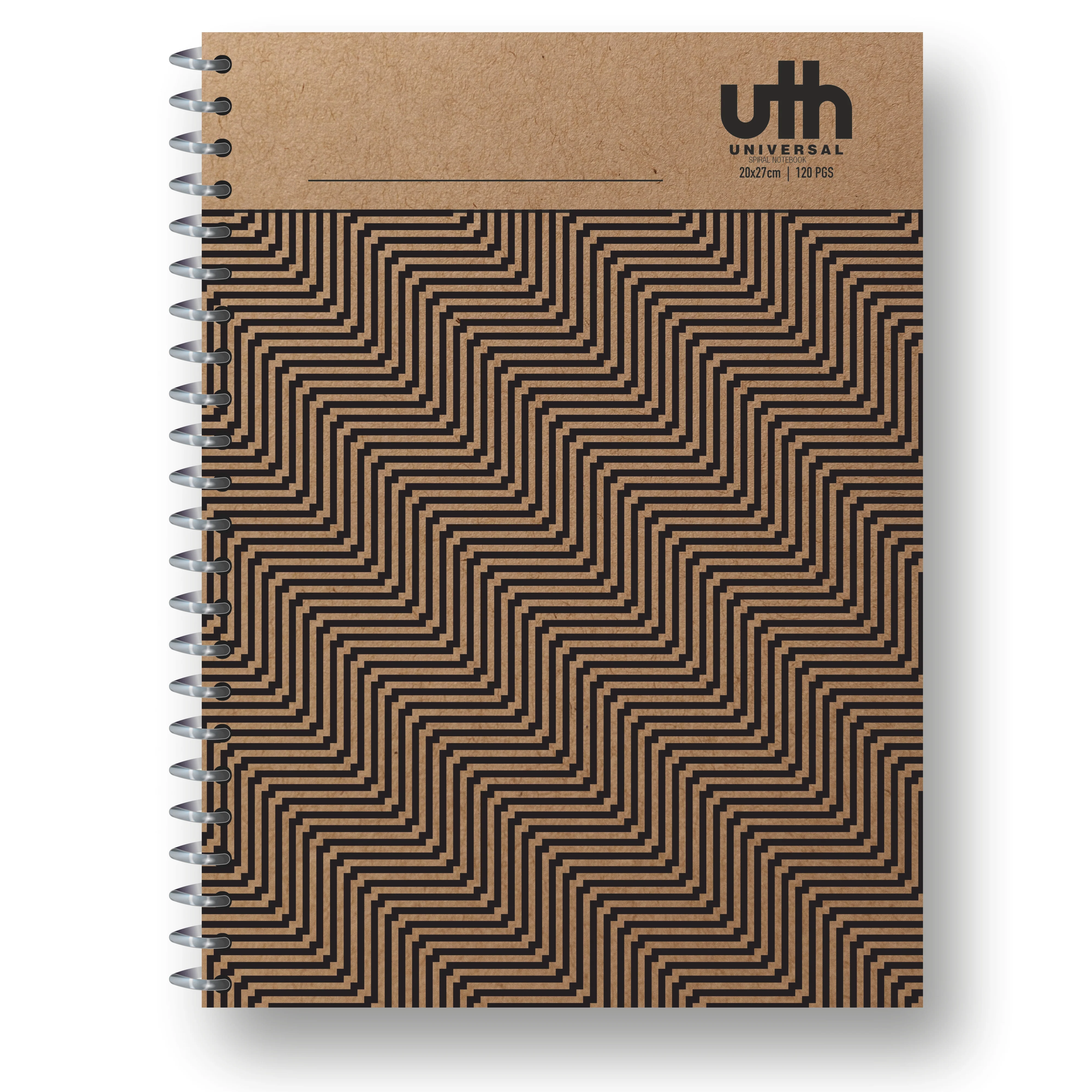 Anupam UTH Kraft Notebook-College Ruled/Plain Spiral Subject Notebook for School-Office, Writing Journal 22x27cm - 120 Pages - 70 GSM (Pack of 2) - Image 10