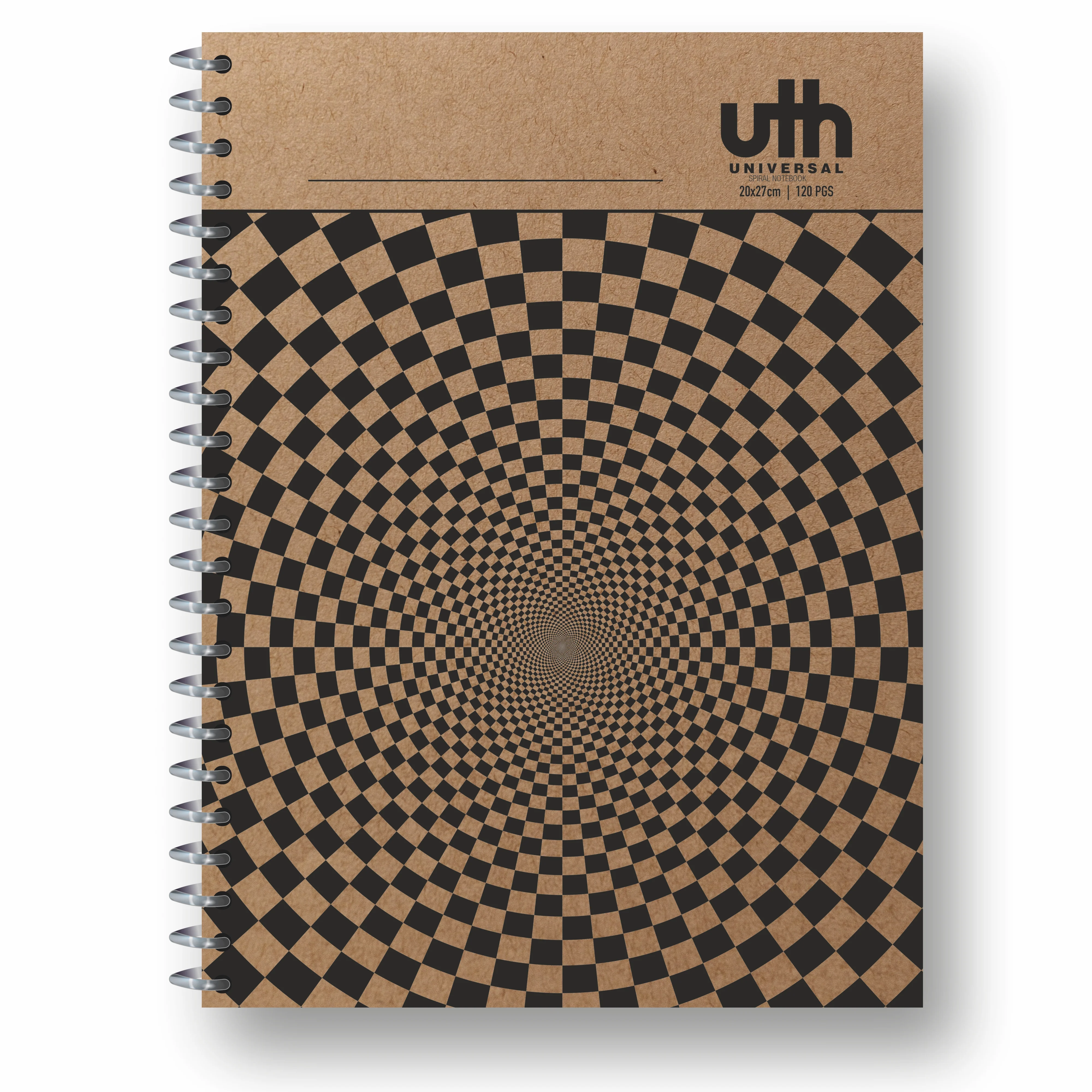 Anupam UTH Kraft Notebook-College Ruled/Plain Spiral Subject Notebook for School-Office, Writing Journal 22x27cm - 120 Pages - 70 GSM (Pack of 2) - Image 5